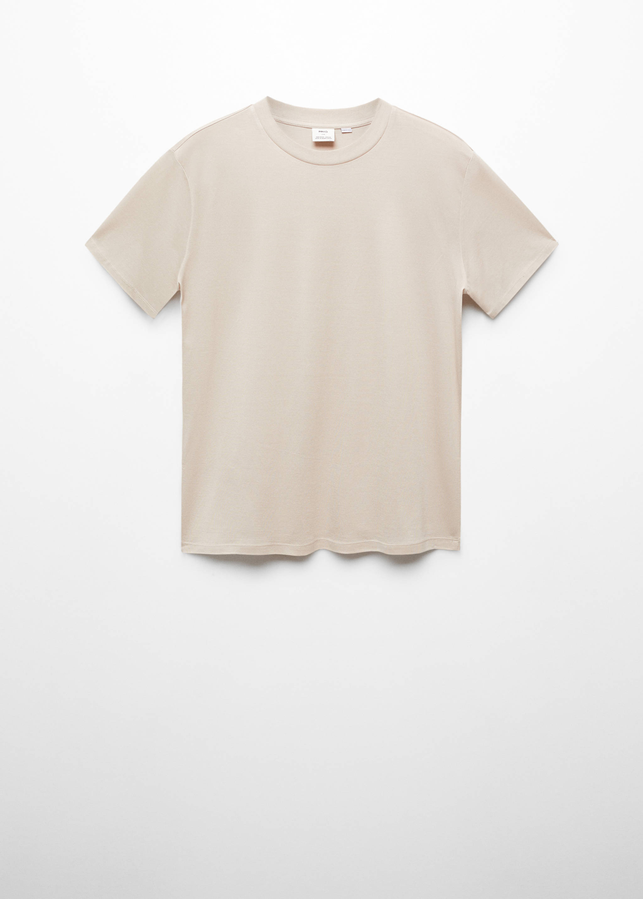Mercerised slim-fit t-shirt - Article without model