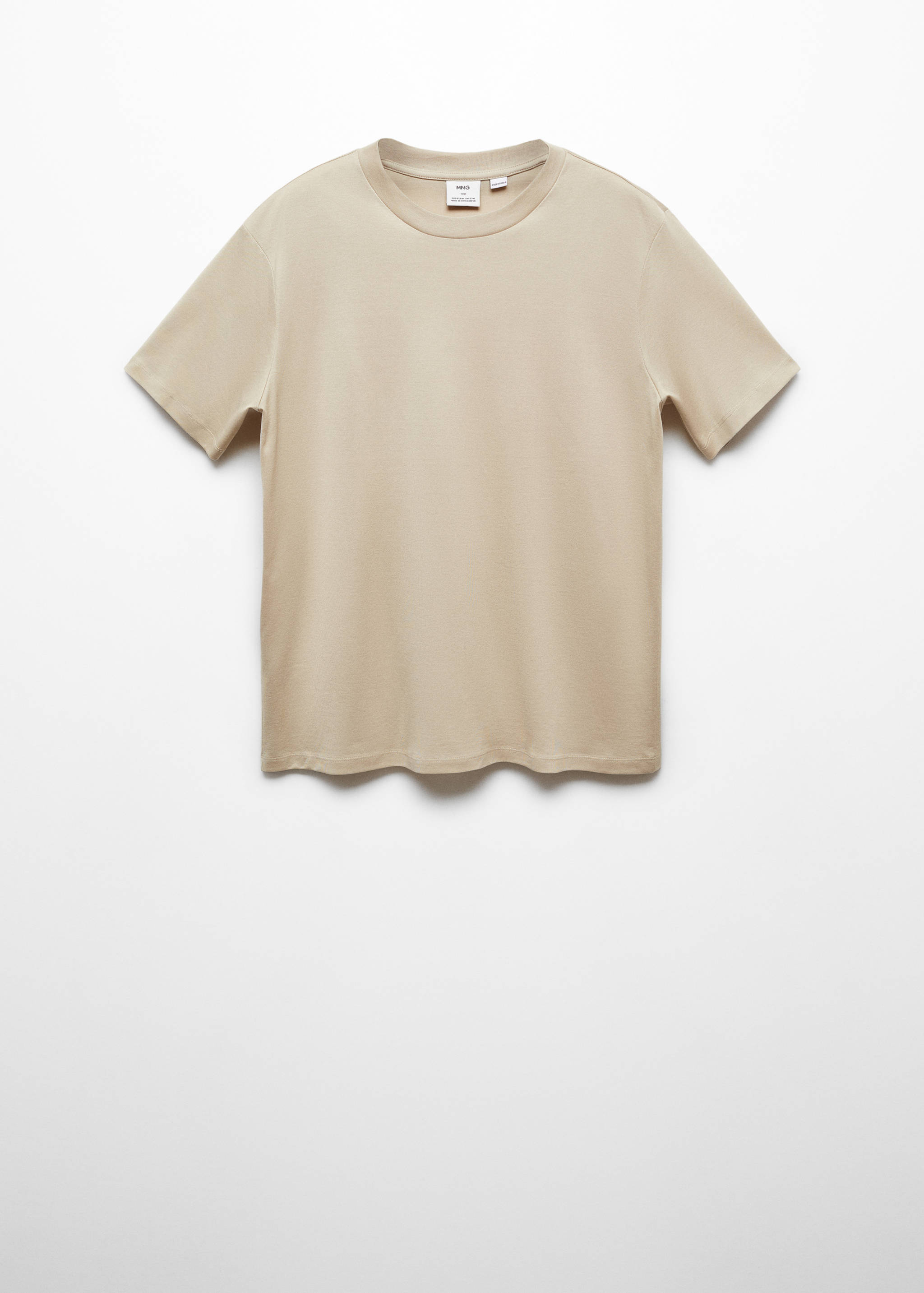 Mercerised slim-fit t-shirt - Article without model