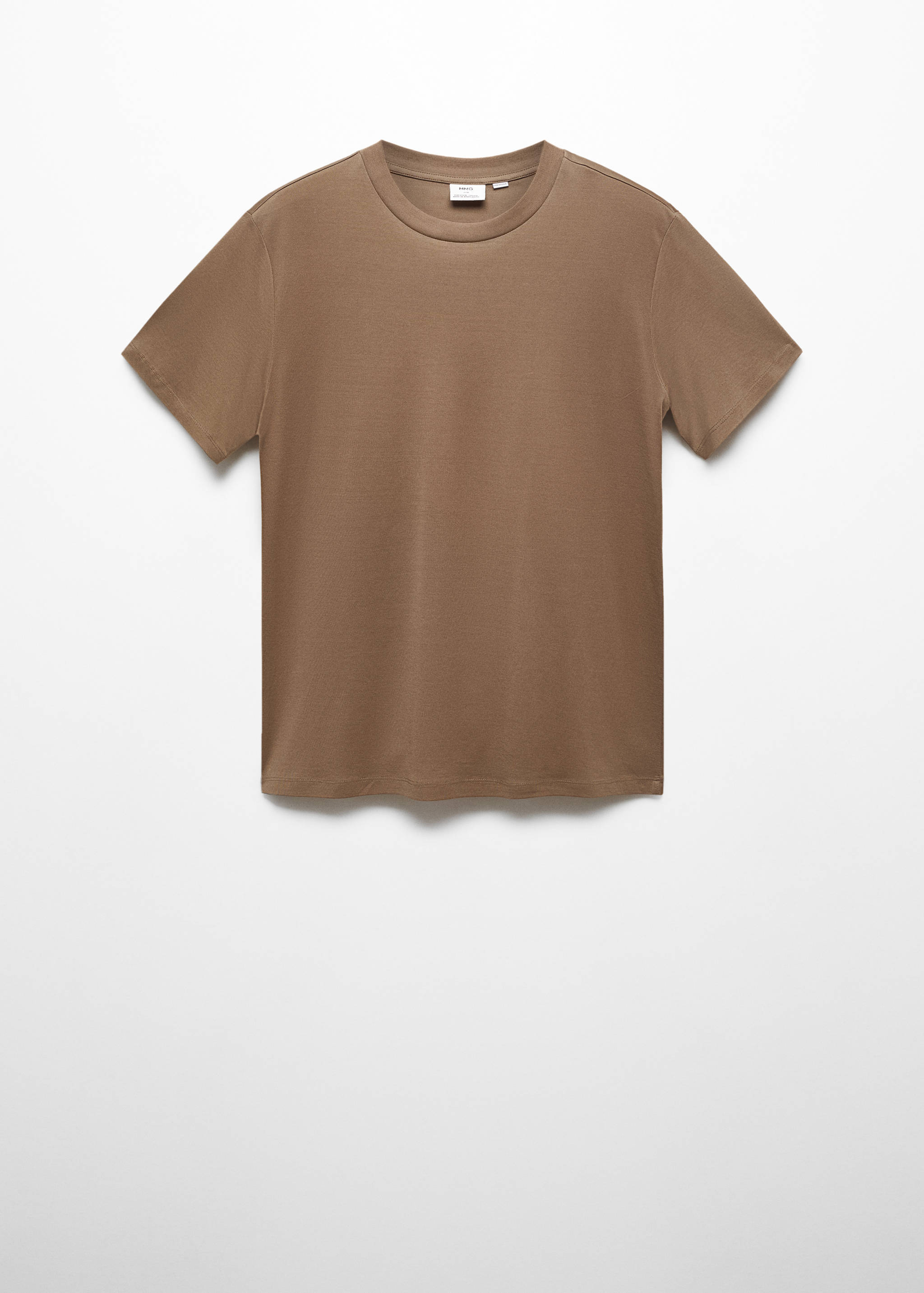 Mercerised slim-fit t-shirt - Article without model