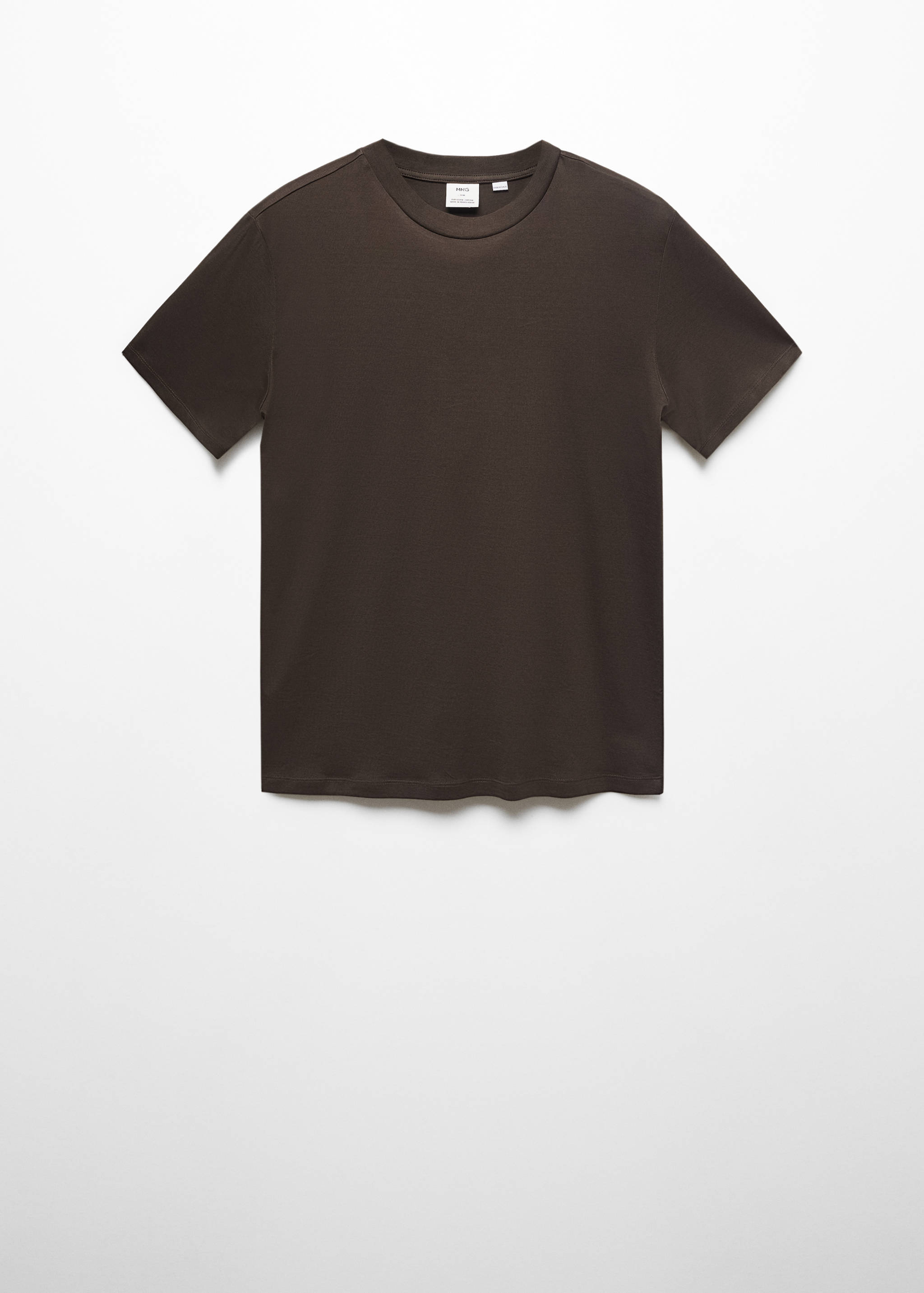 Мерсеризованная футболка slim fit - Изделие без модели