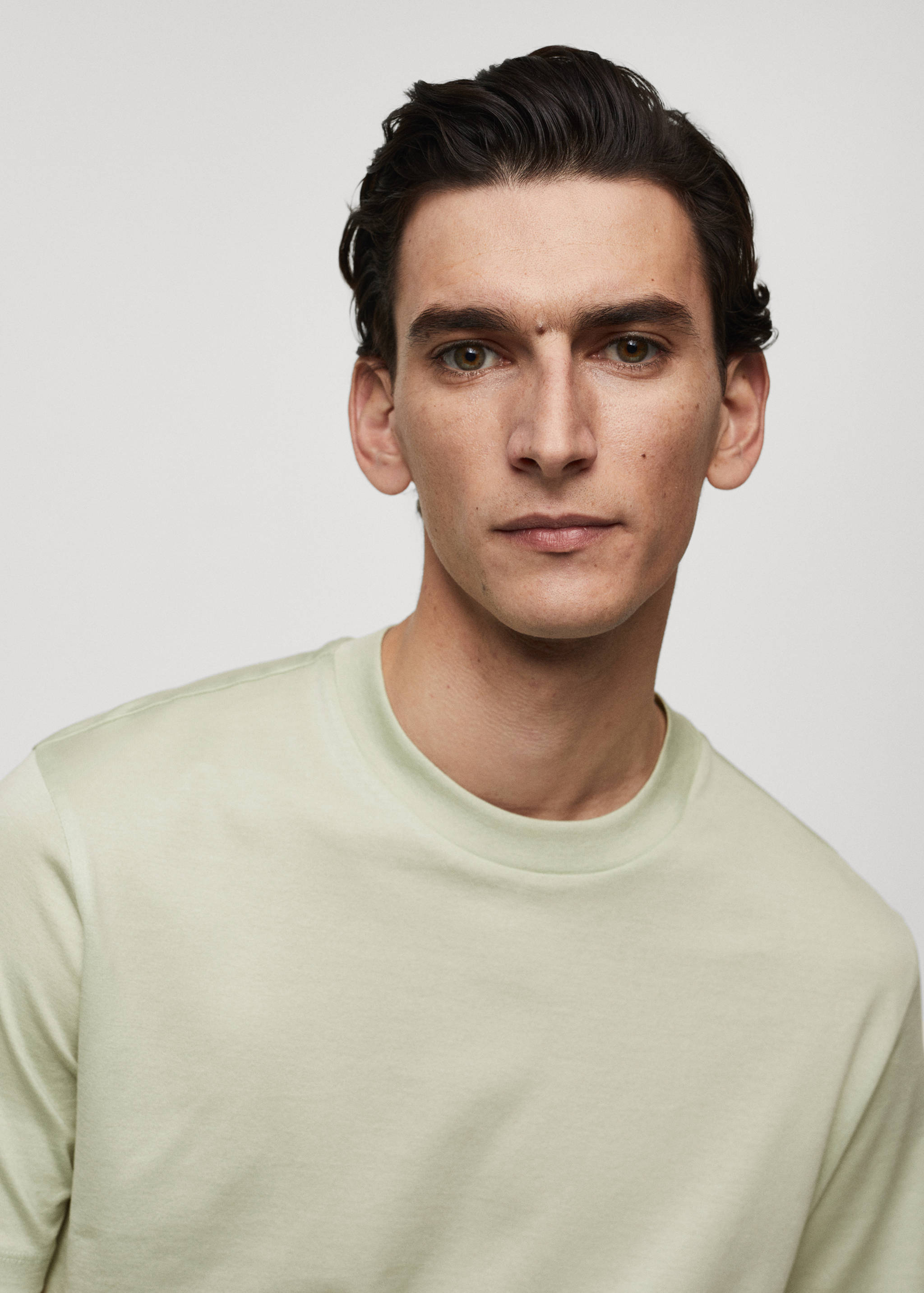 T-shirt slim-fit mercerisé - Détail de l'article 1