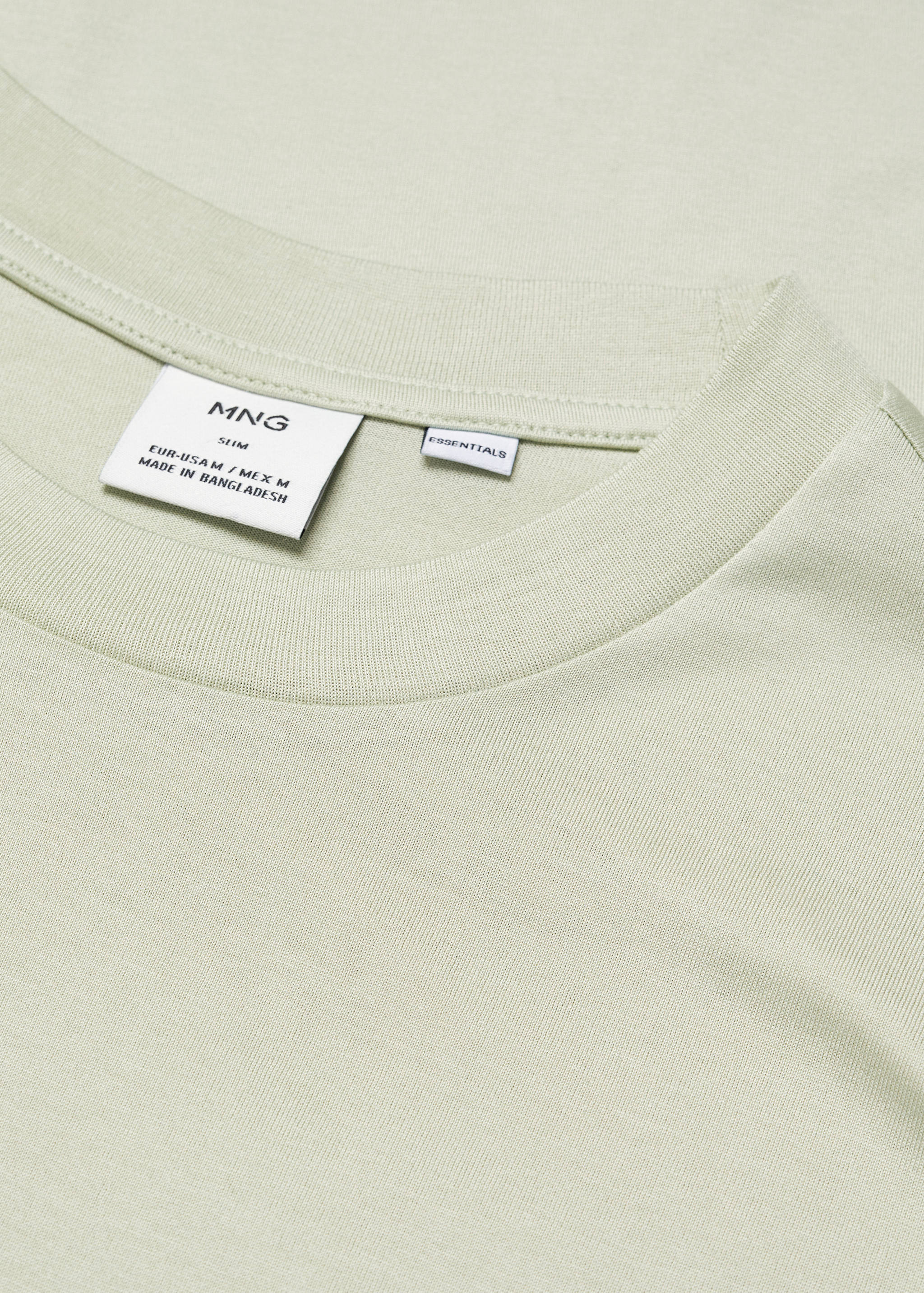 T-shirt slim-fit mercerisé - Détail de l'article 8