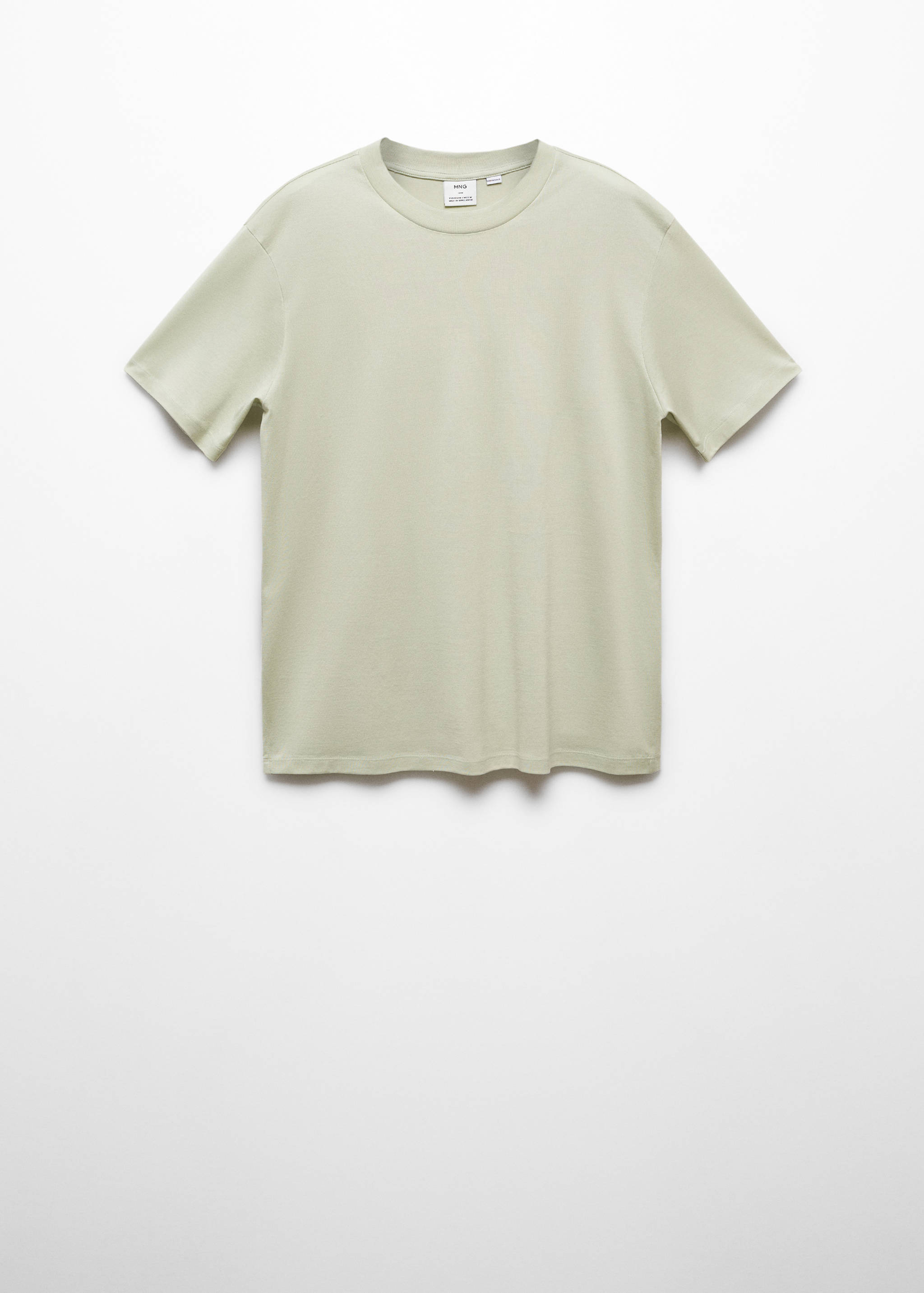 Mercerised slim-fit t-shirt - Article without model