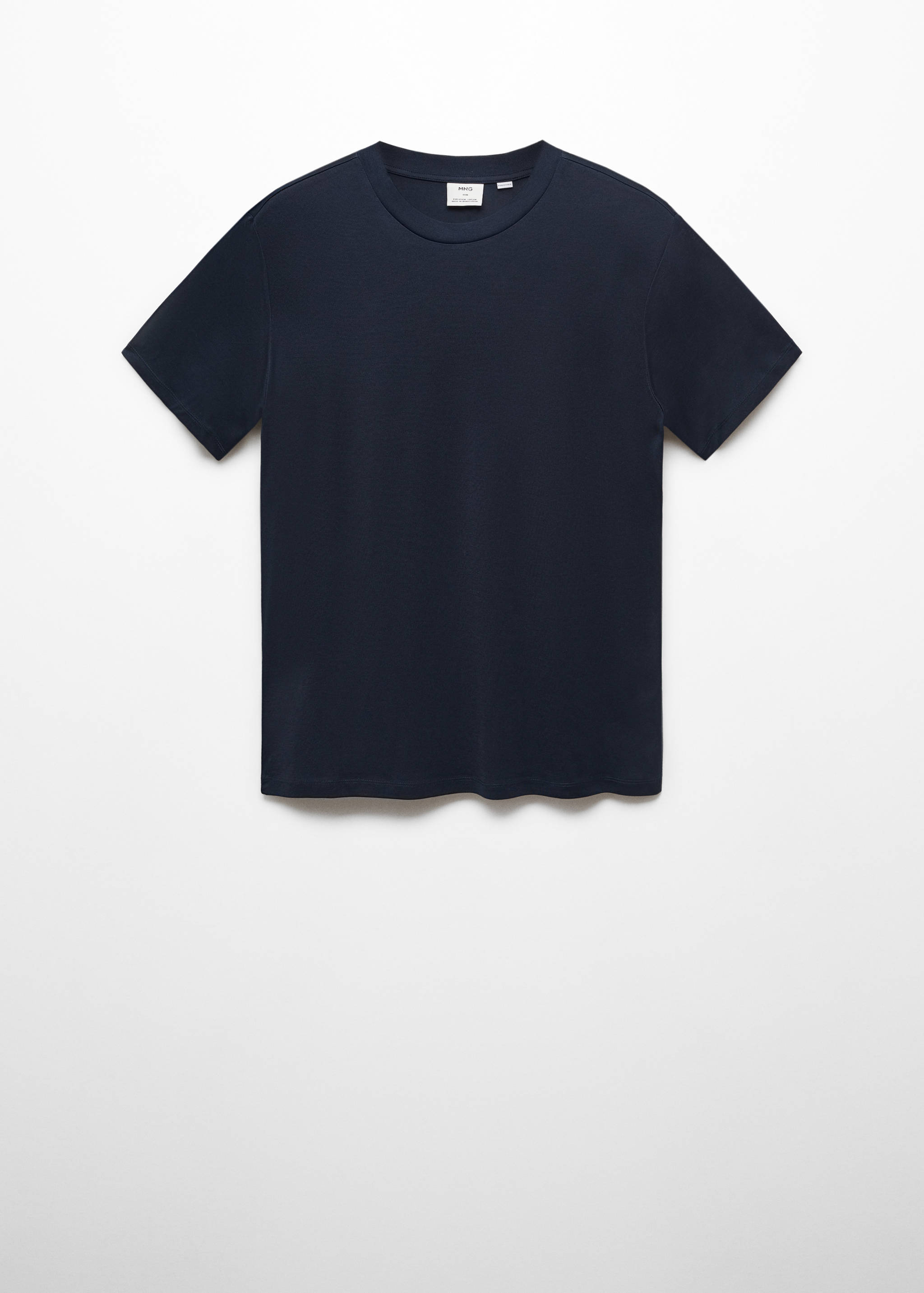 Mercerised slim-fit t-shirt - Article without model