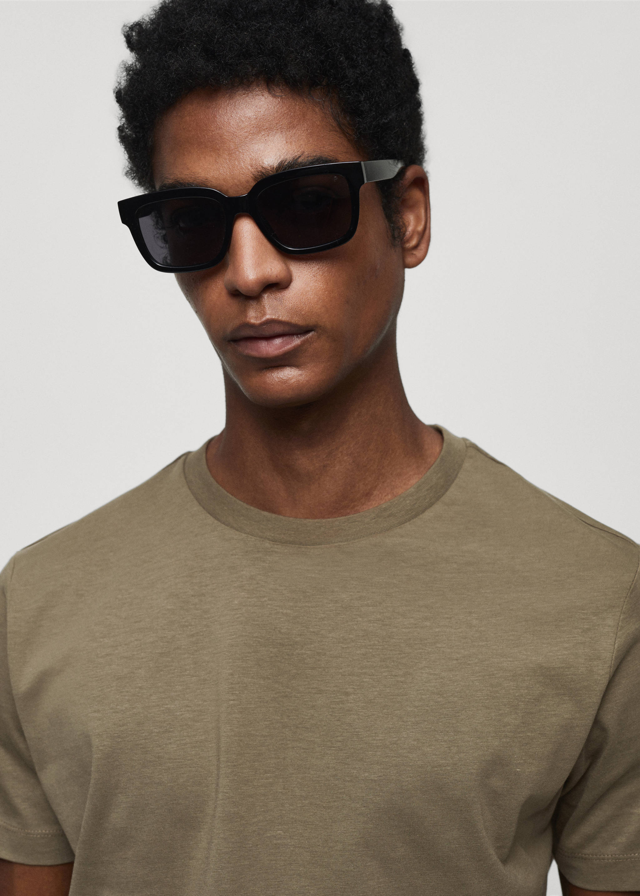 Essential cotton-blend T-shirt - Details of the article 1