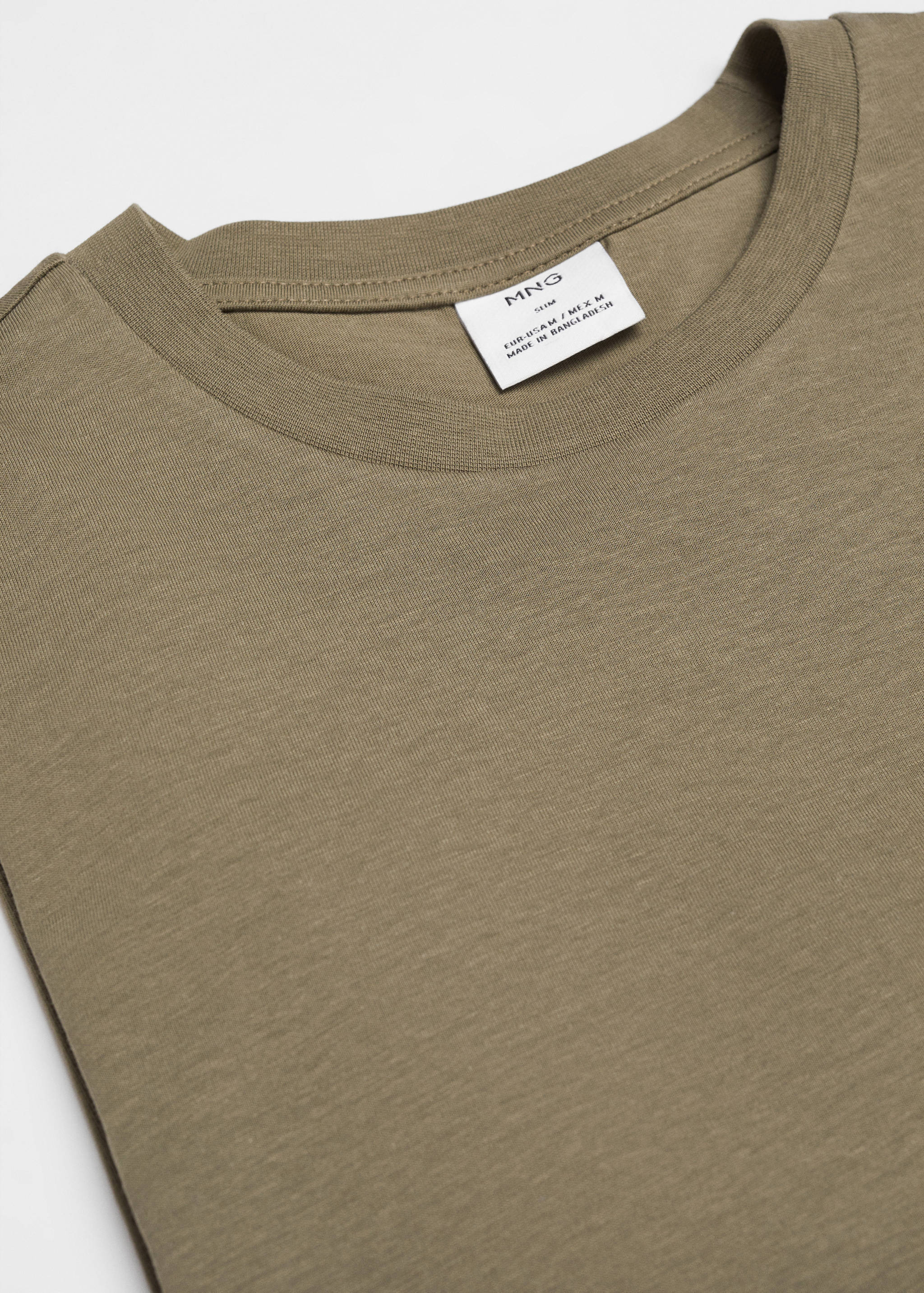 Essential cotton-blend T-shirt - Details of the article 8