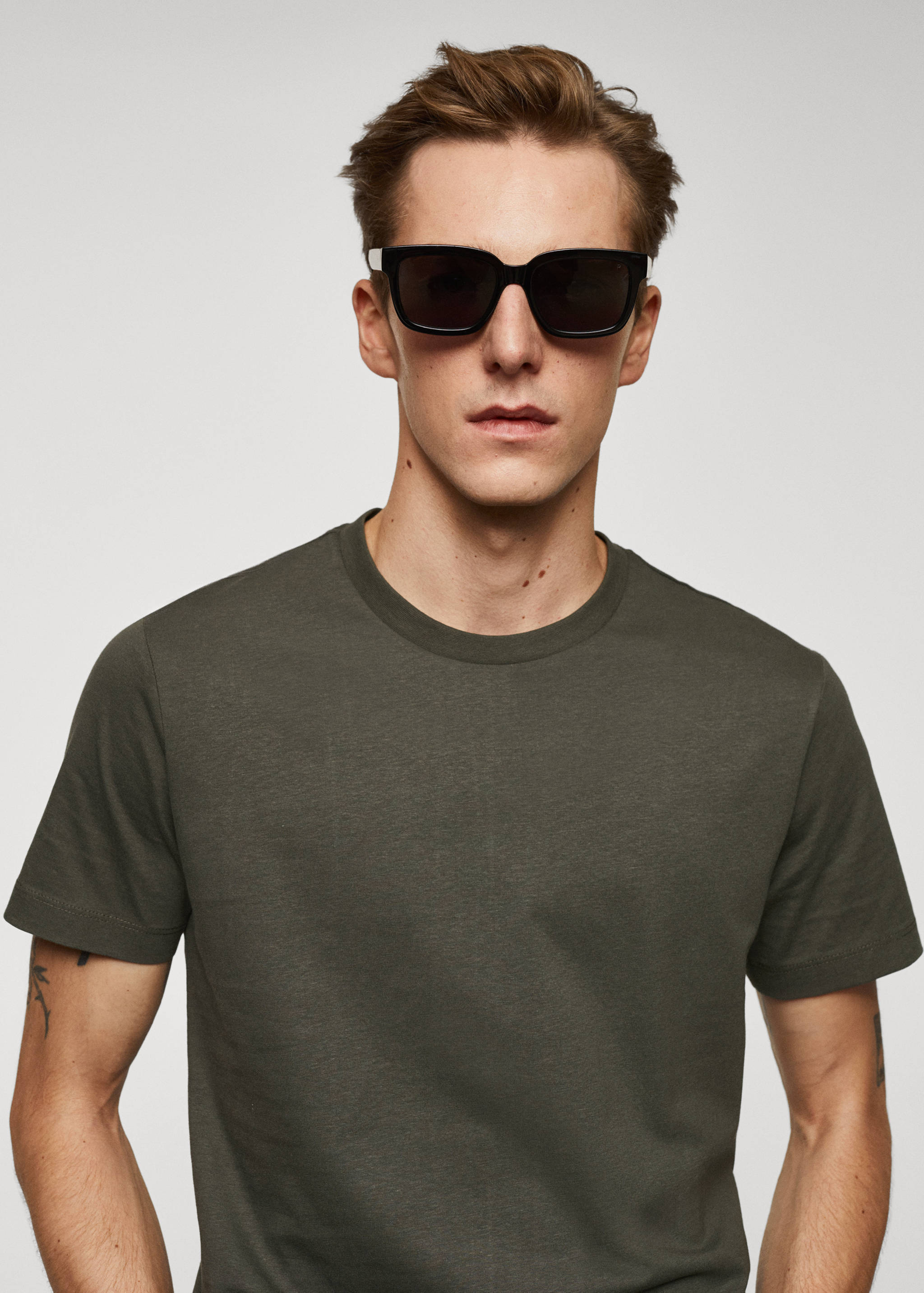 Essential cotton-blend T-shirt - Details of the article 1
