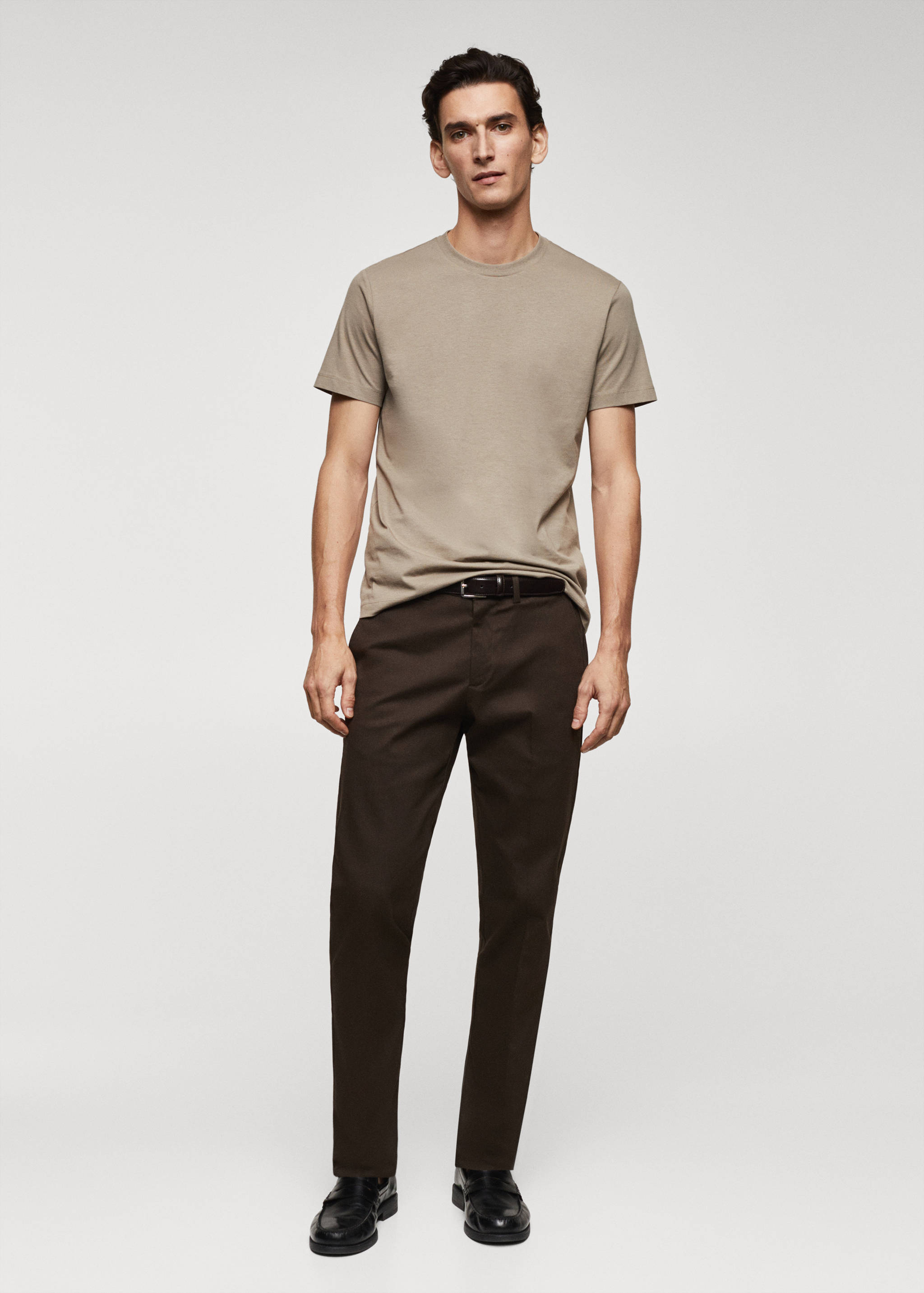 Essential cotton-blend T-shirt - General plane