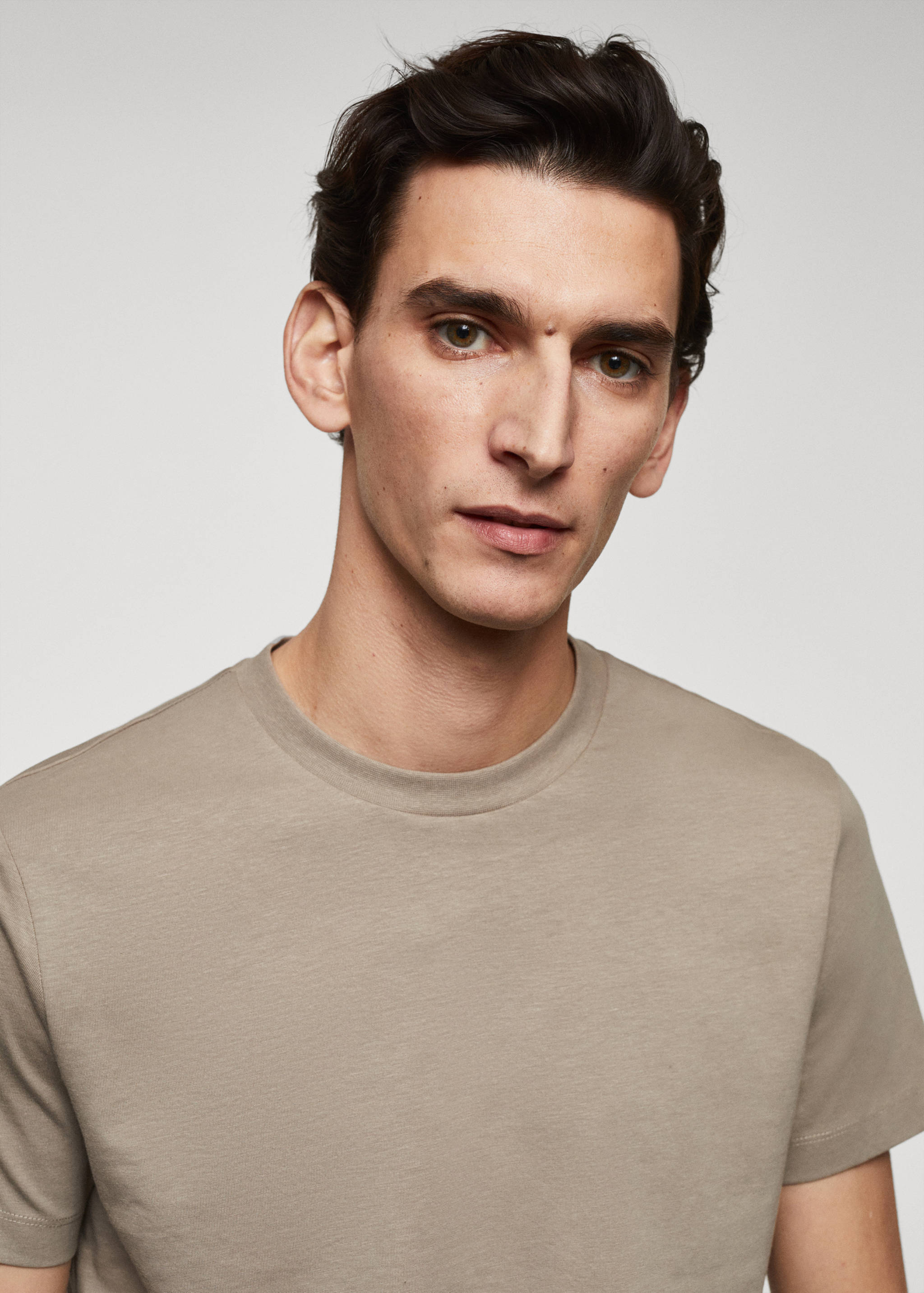 Essential cotton-blend T-shirt - Details of the article 1