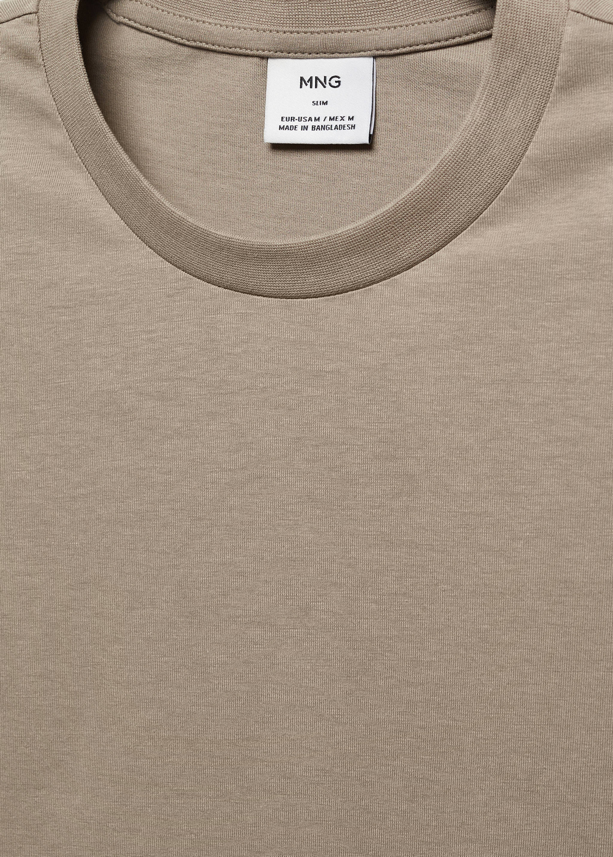 Essential cotton-blend T-shirt - Details of the article 8