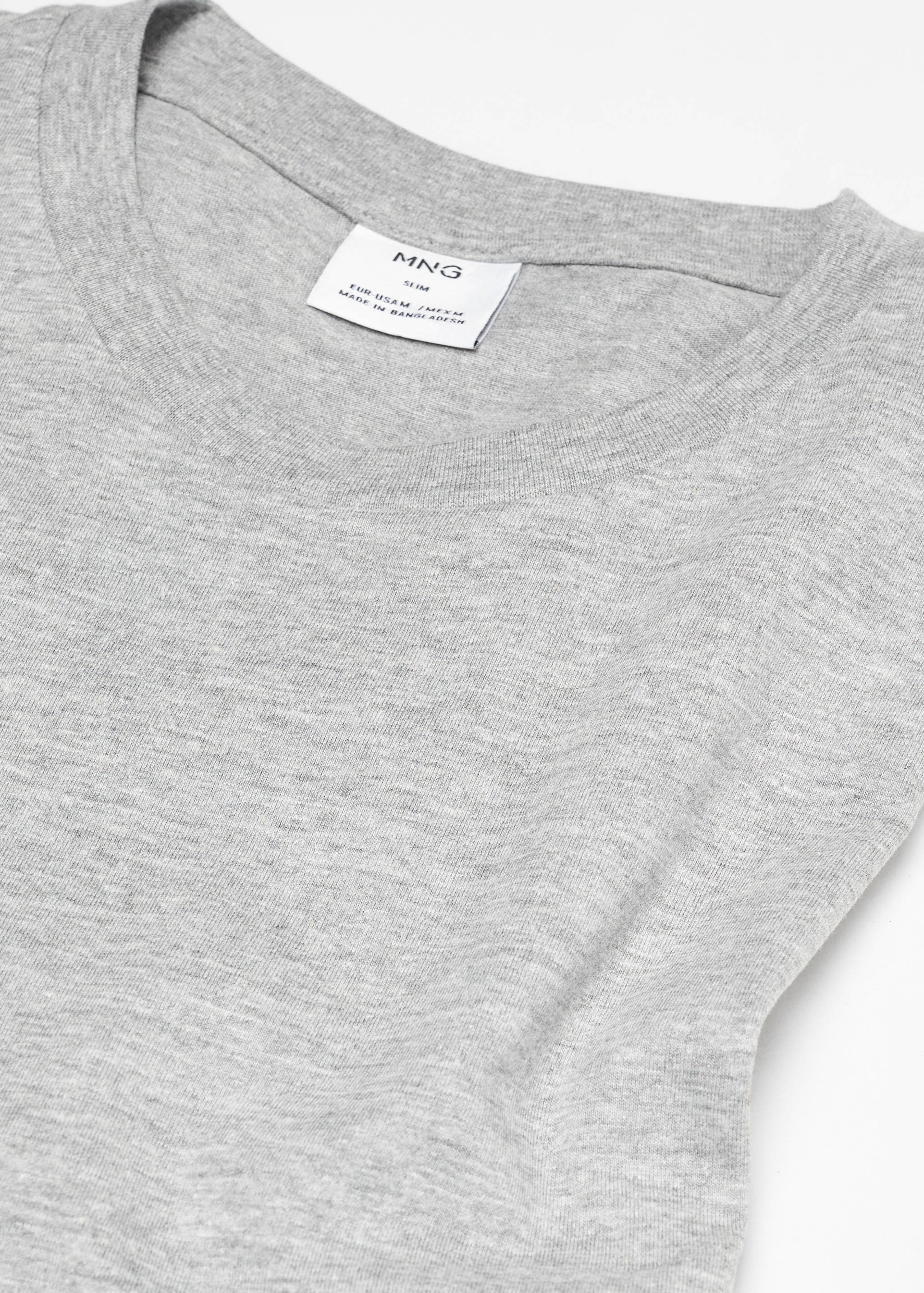 Essential cotton-blend T-shirt - Details of the article 8