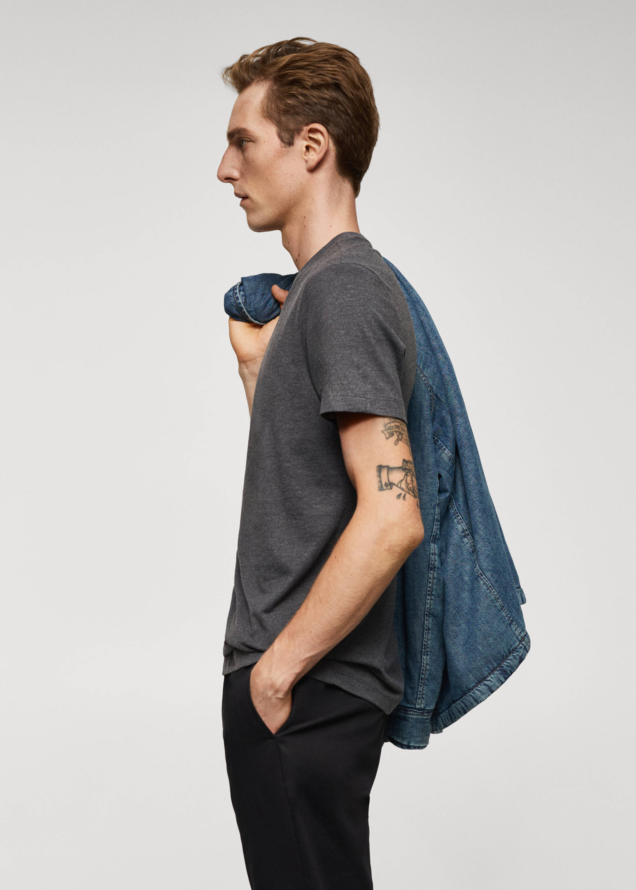 Essential cotton-blend T-shirt - Details of the article 2