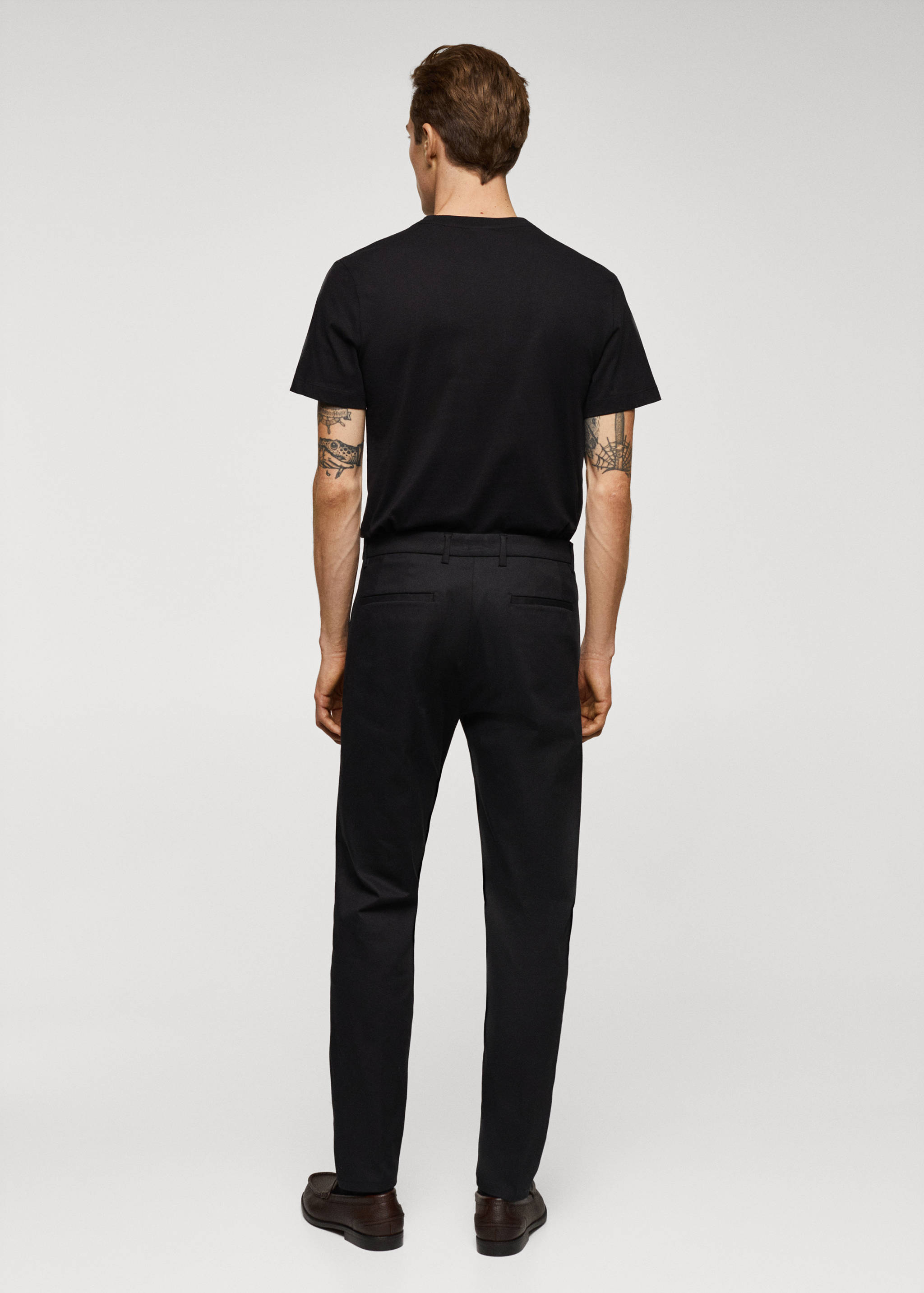 Essential cotton-blend T-shirt - Reverse of the article