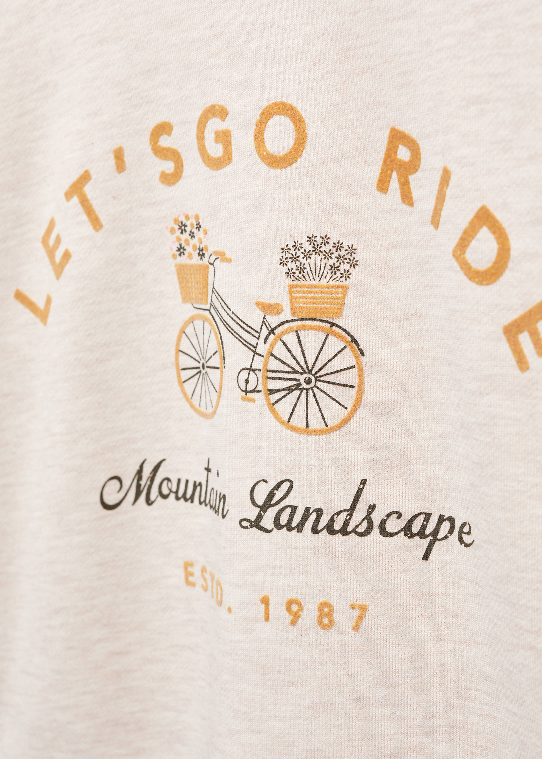 Sweat-shirt message coton - Détail de l'article 8