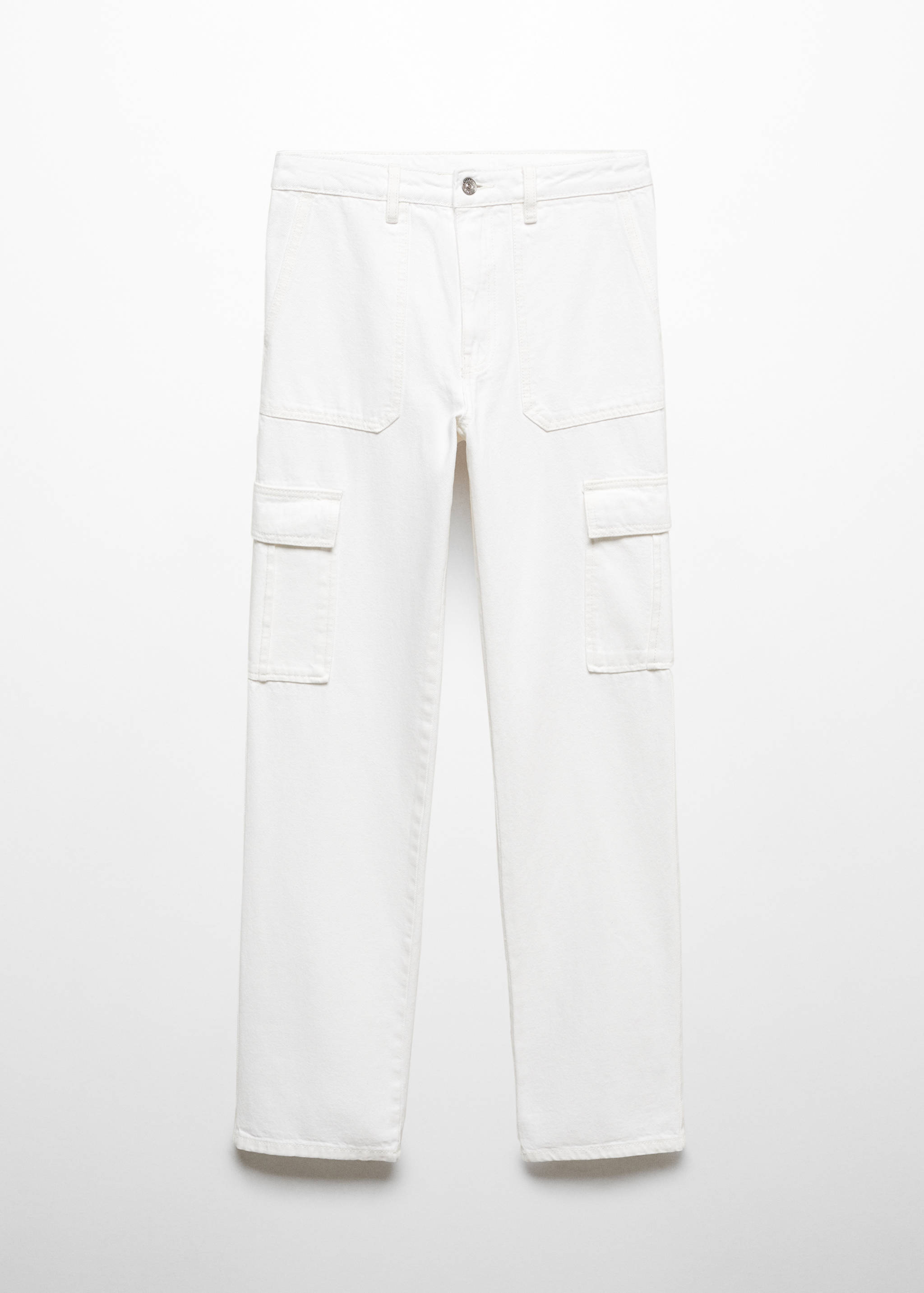 Straight-fit cargo jeans - Article without model