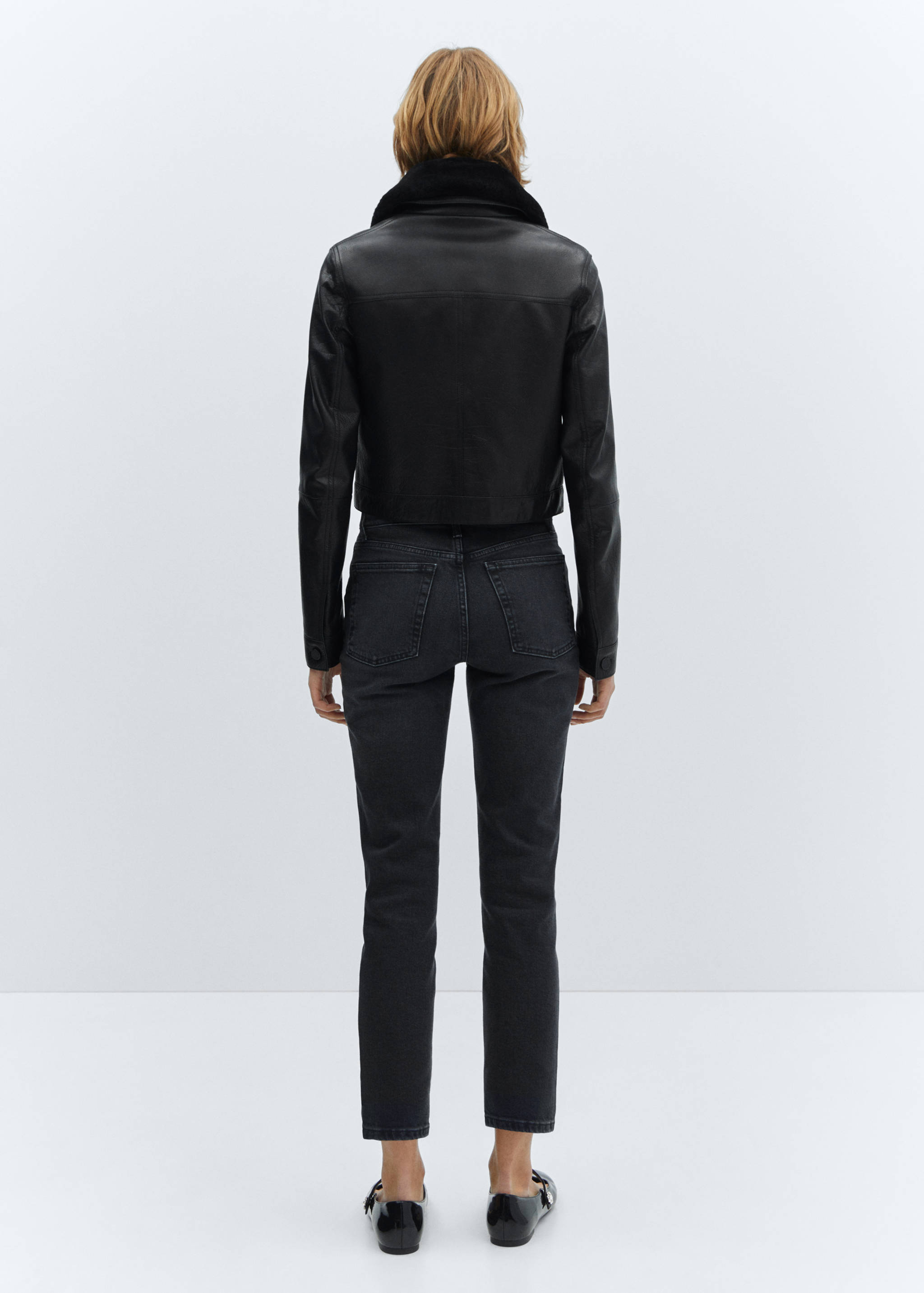 Укороченные джинсы slim Claudia - Обратная сторона изделия