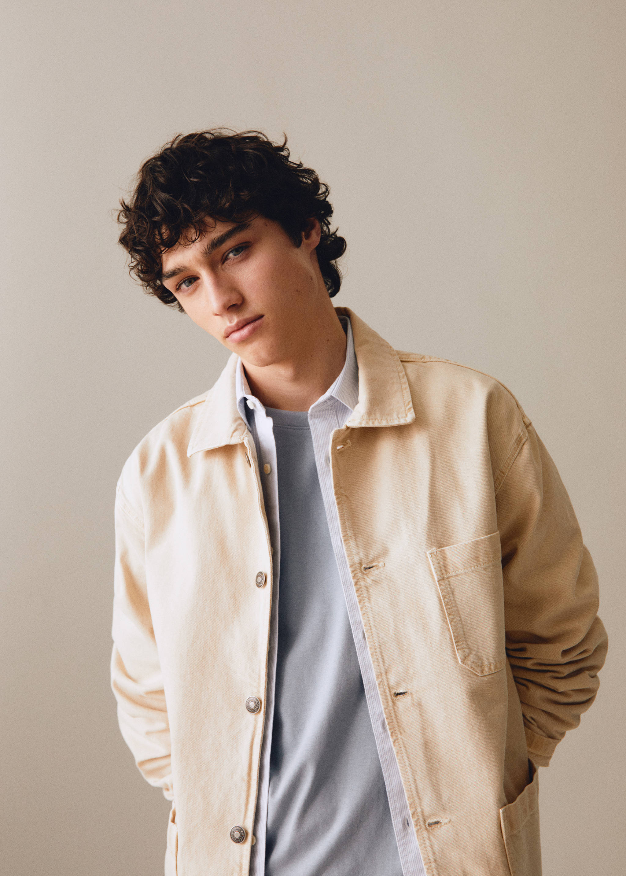 Chest-pocket overshirt - Details of the article 6