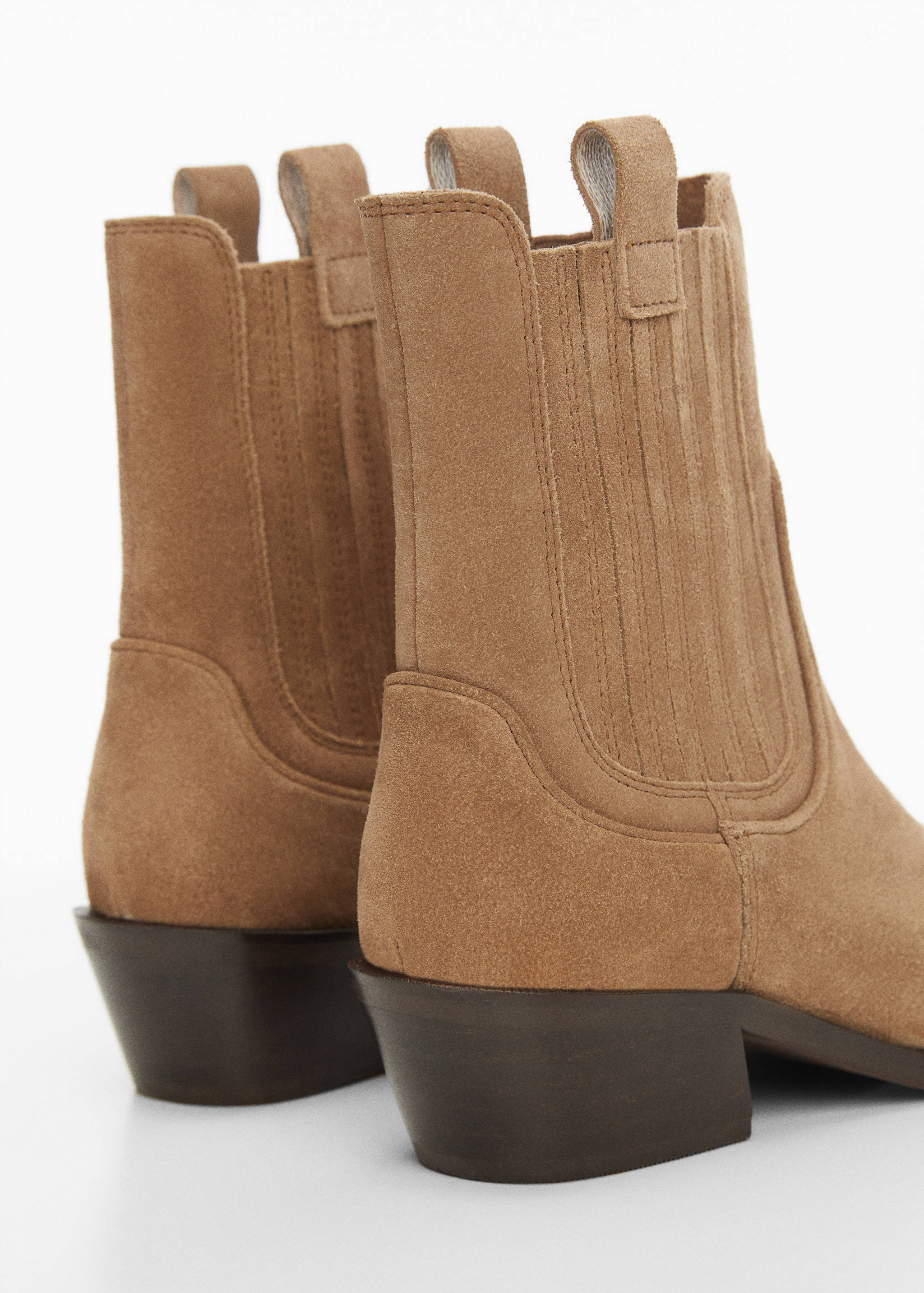 Leather cowboy ankle boots - Details of the article 1