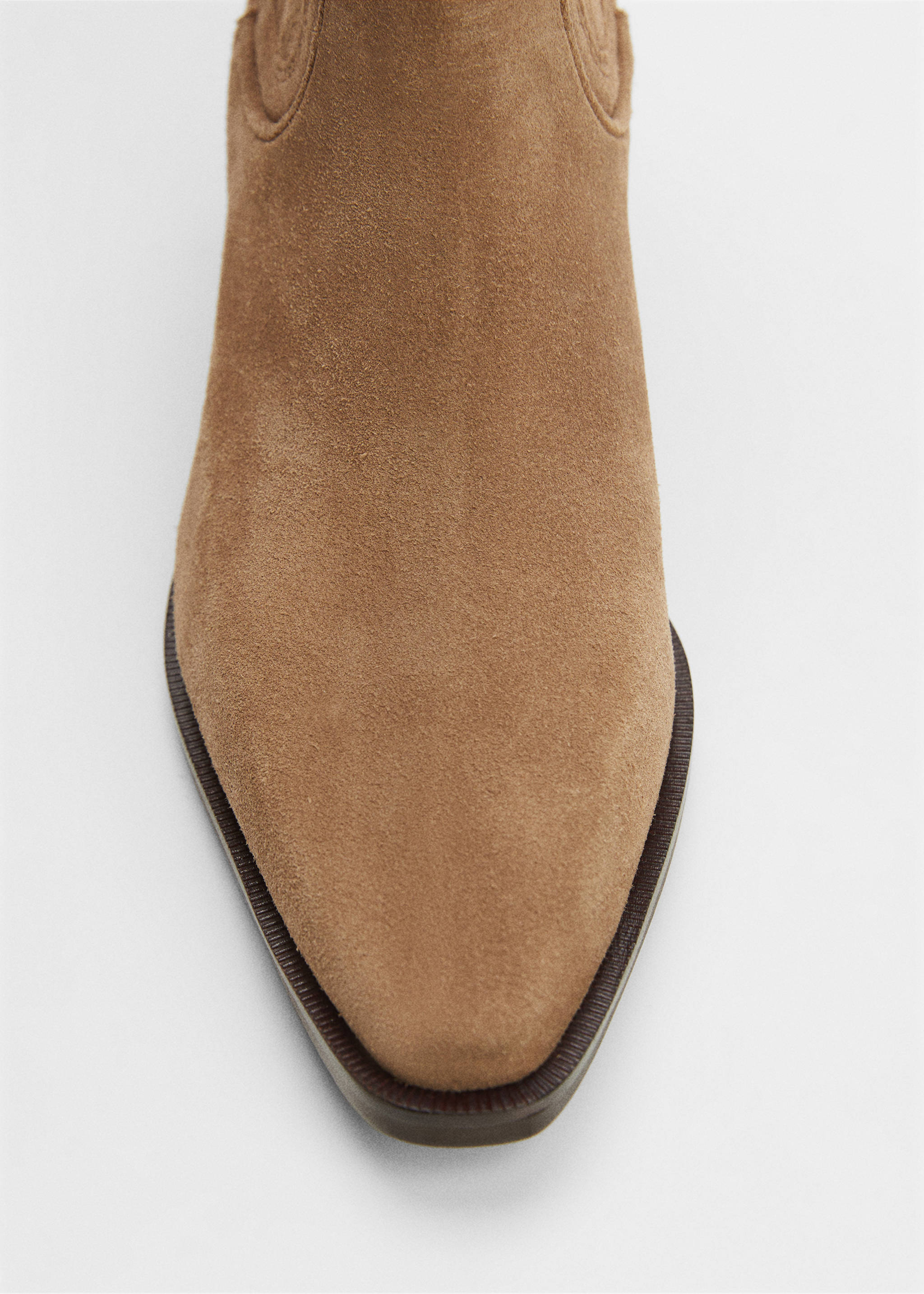 Leather cowboy ankle boots - Details of the article 2