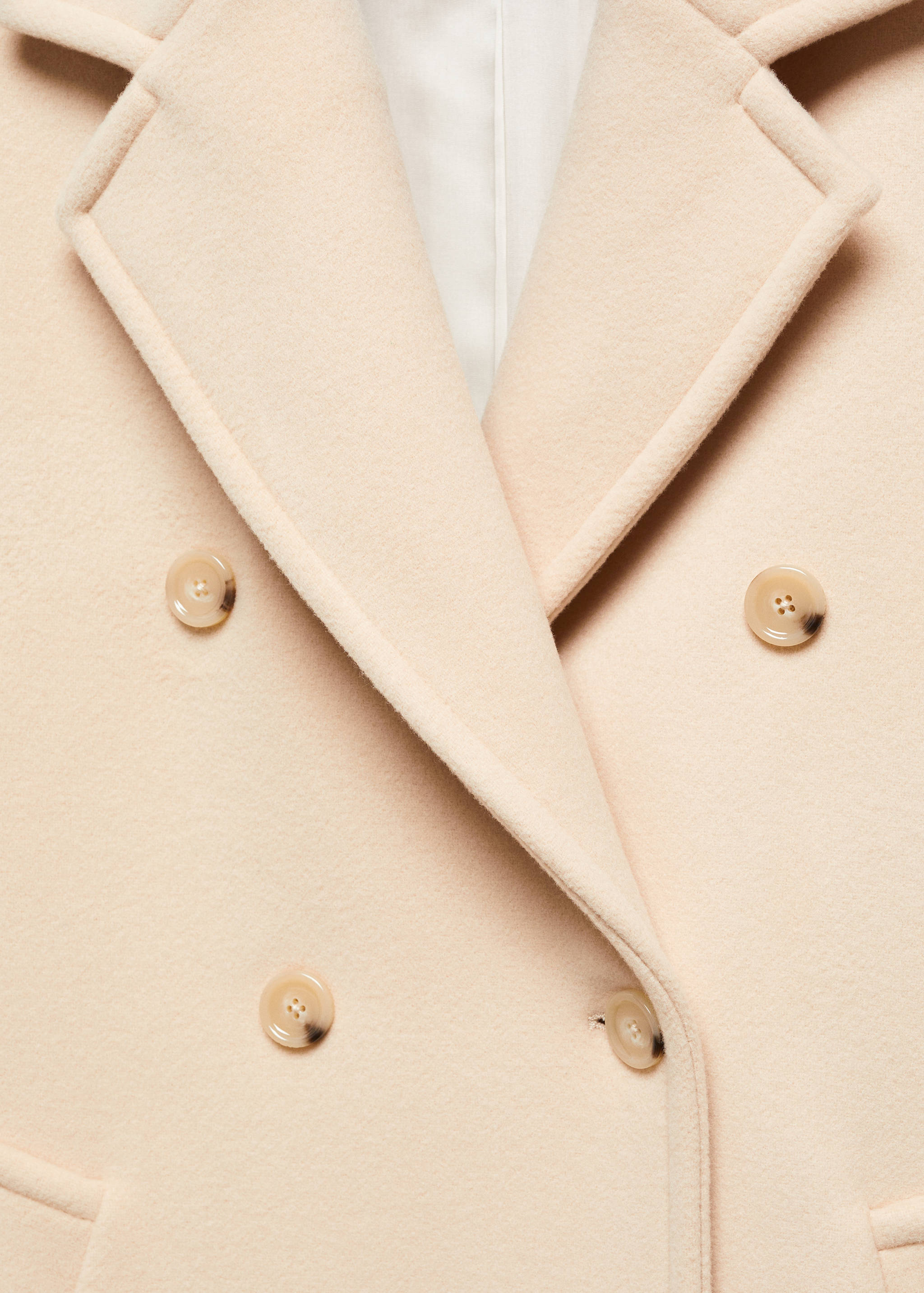 Manteco wool coat with lapels - Details of the article 8