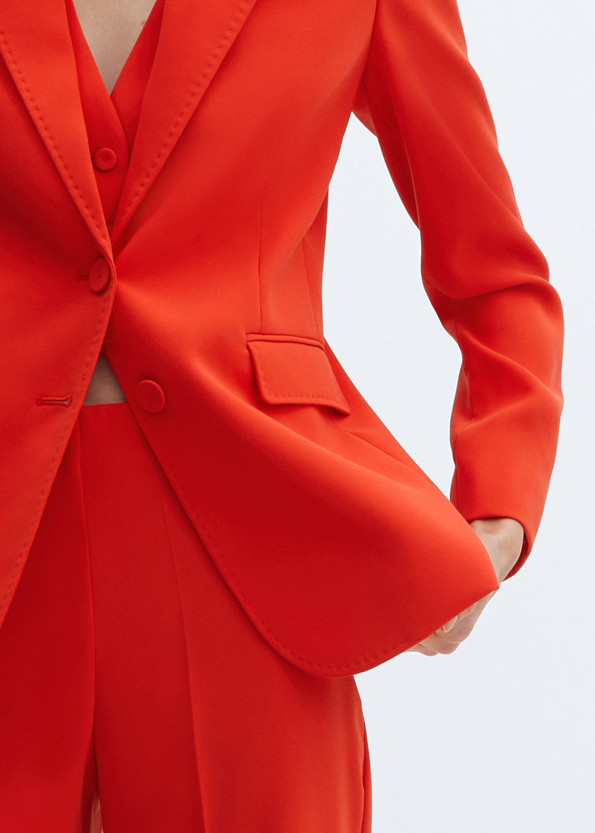 Straight-fit suit jacket - Details of the article 6