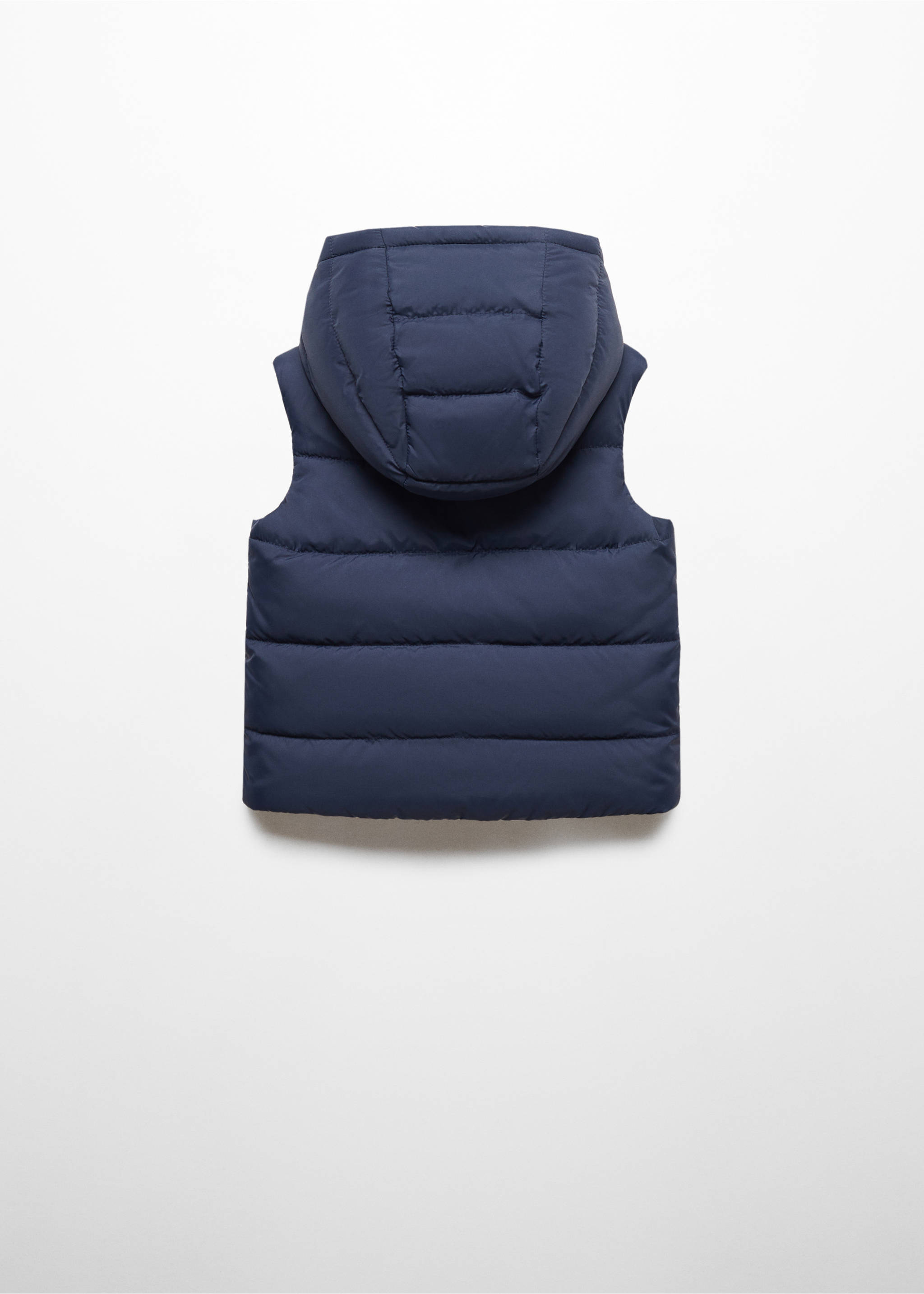 Reversible quilted gilet - Reverse of the article, Dark Navy. Ref: 67041011-00.