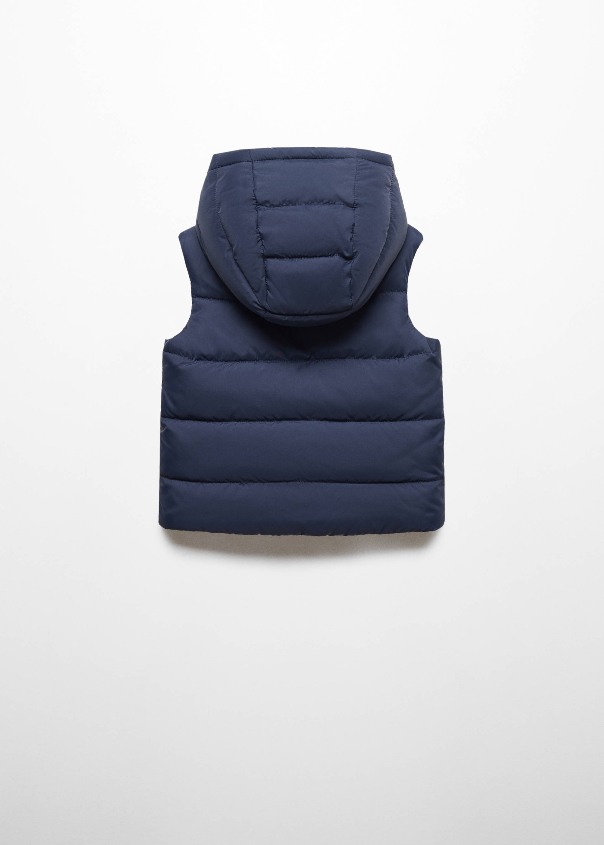 Reversible quilted gilet - Reverse of the article