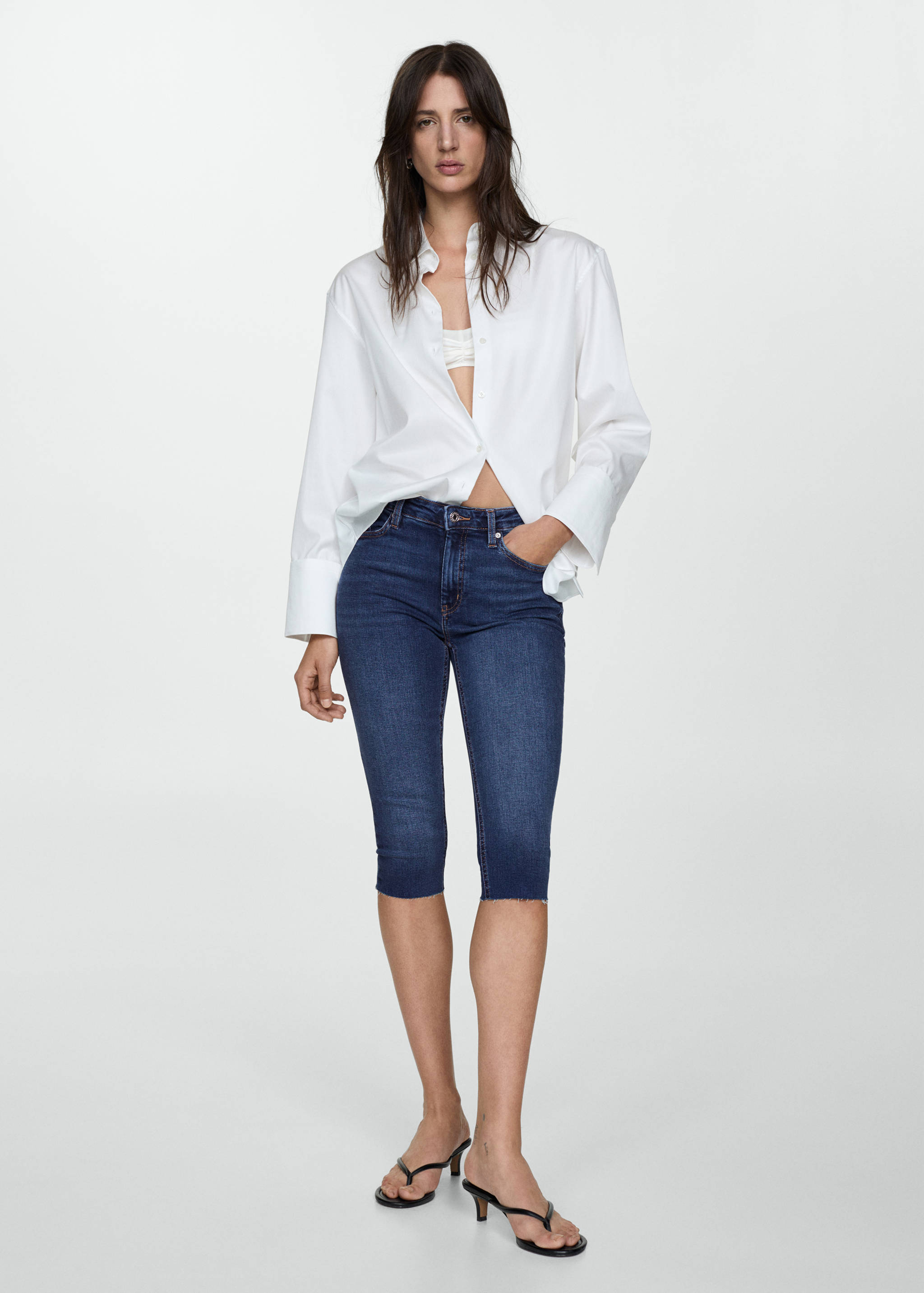 Джинсы slim капри - Общий план