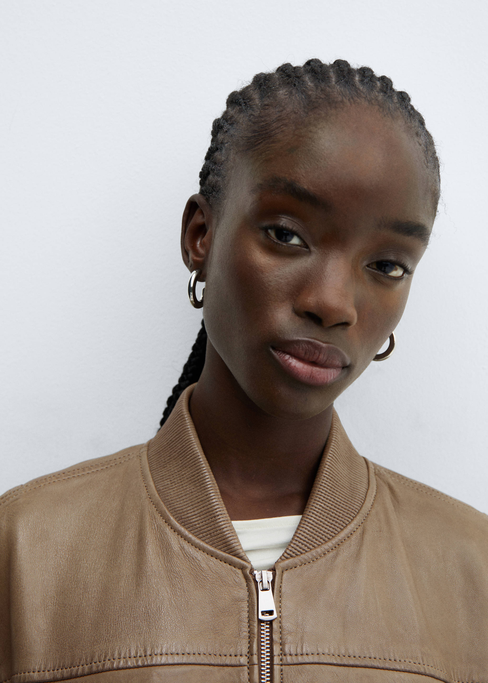 Leren bomberjack - Detail van het artikel 1