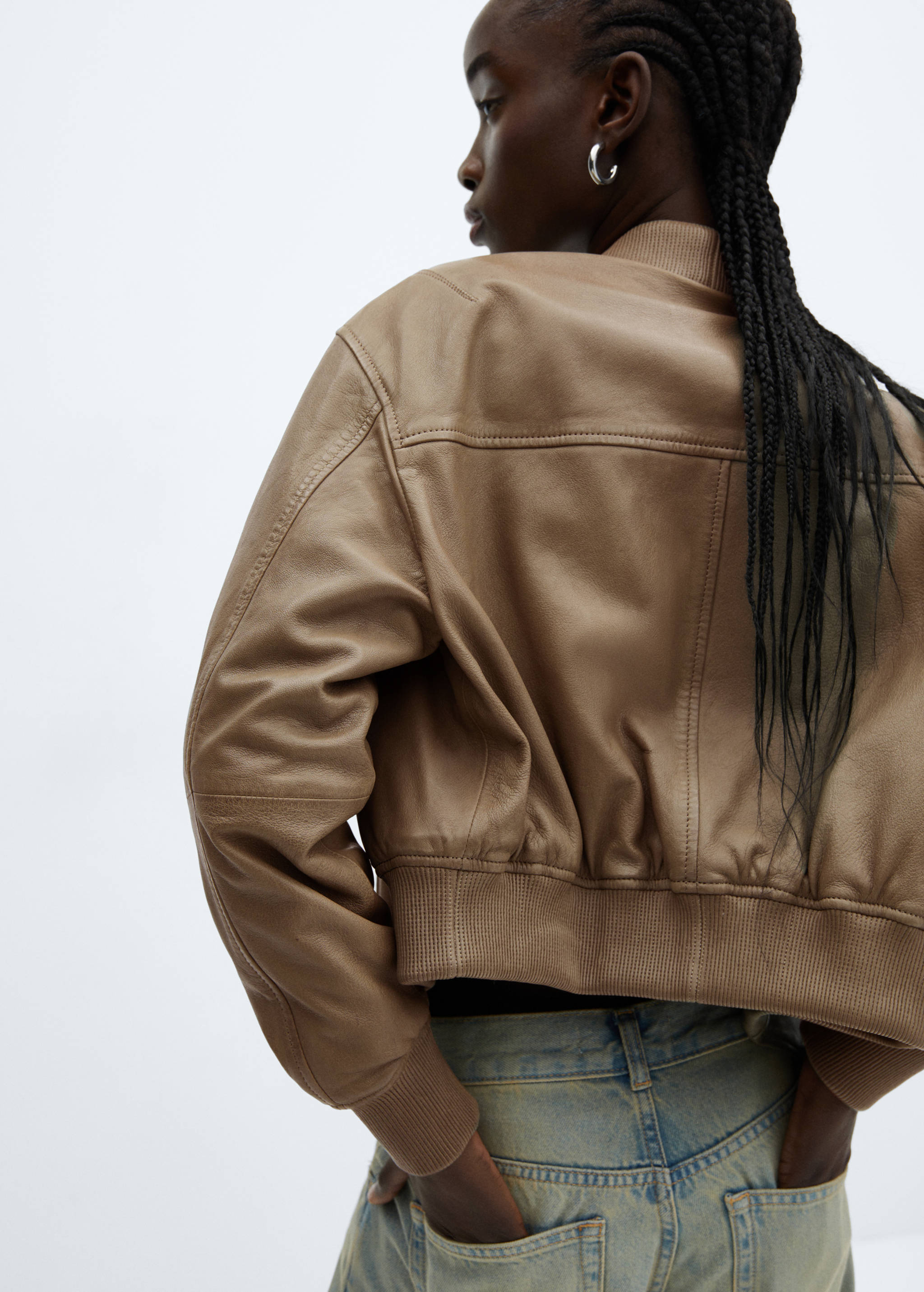 Leren bomberjack - Detail van het artikel 6
