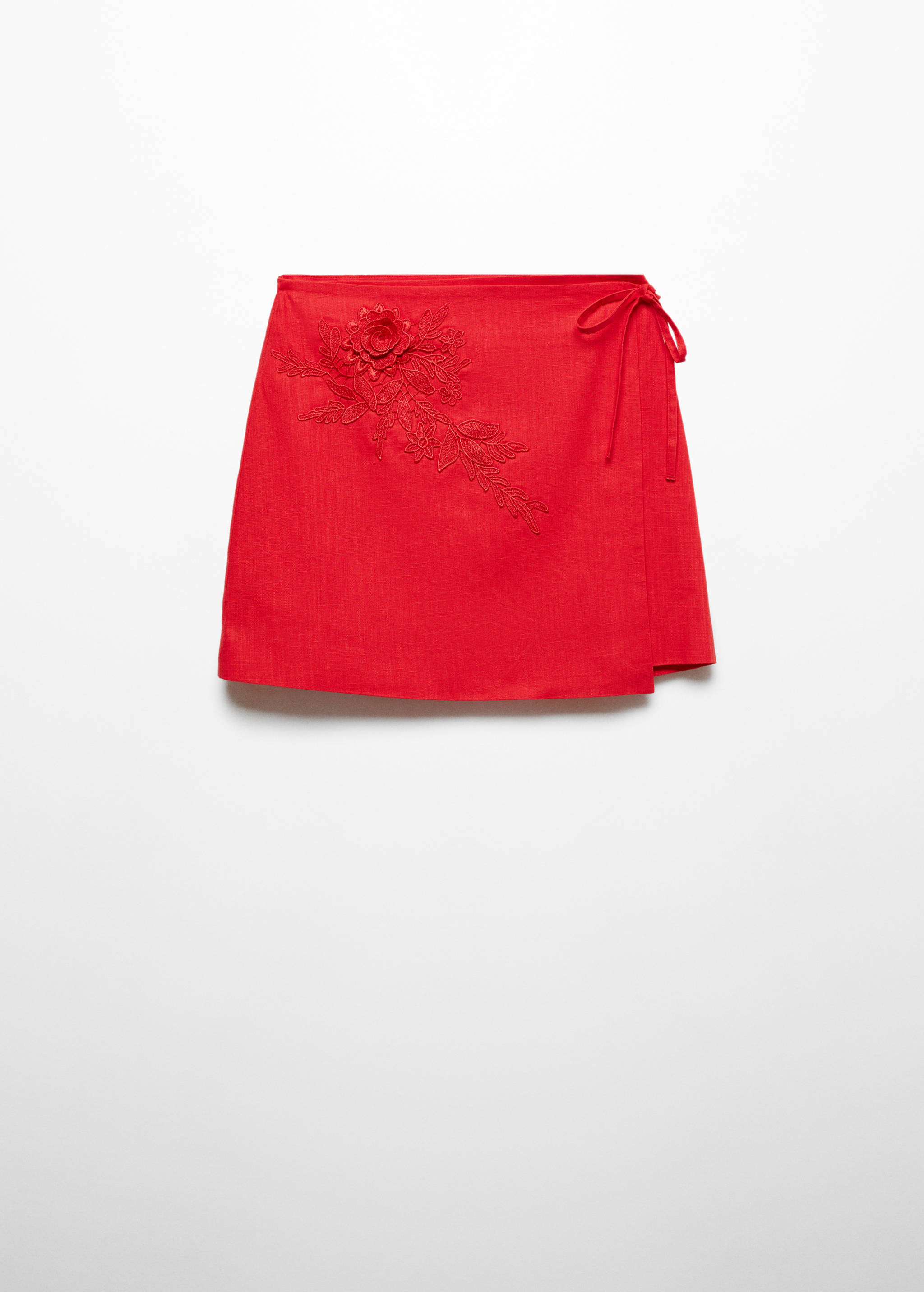 Embroidered cotton skirt - Article without model