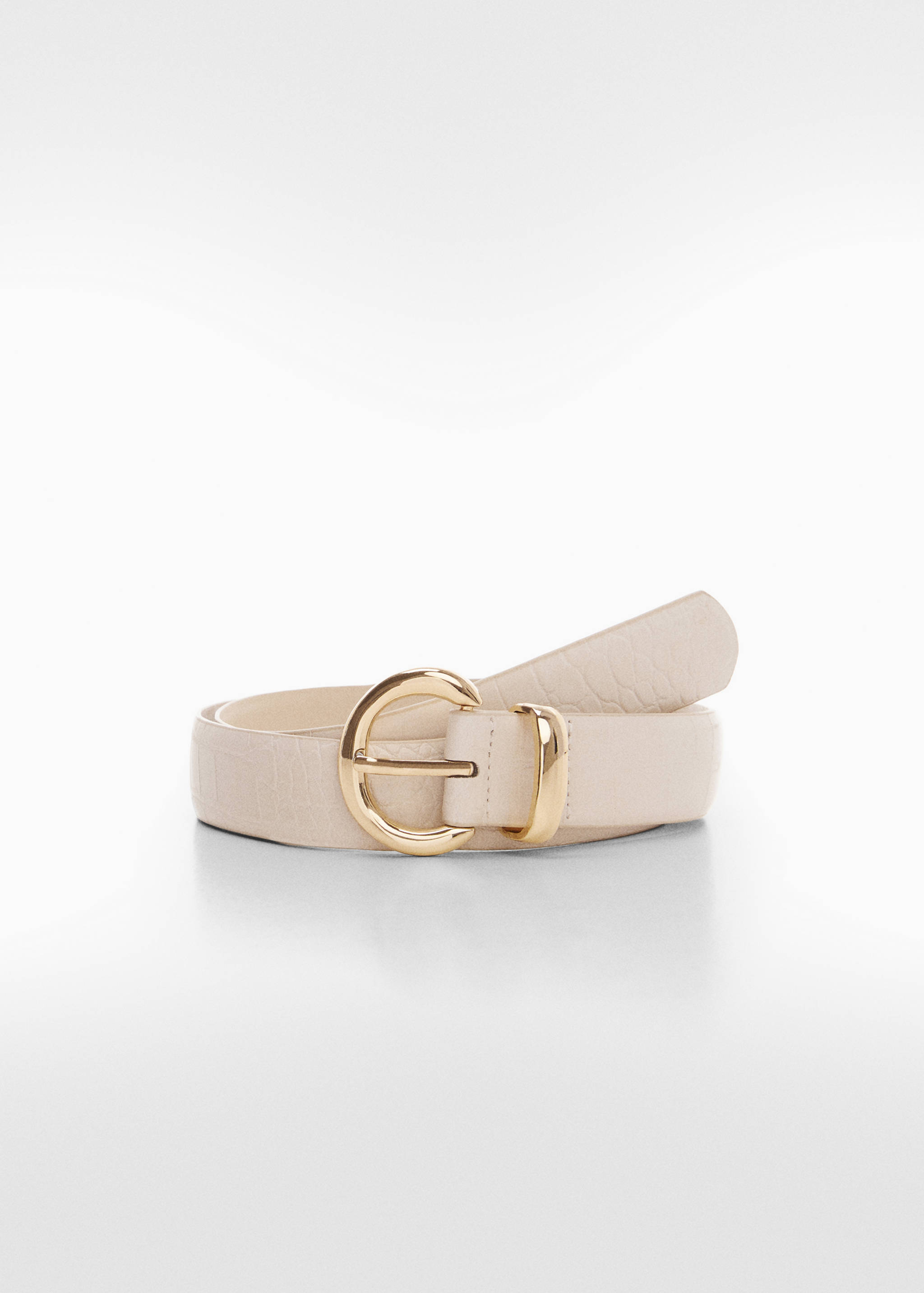 Animal print effect belt - Article without model