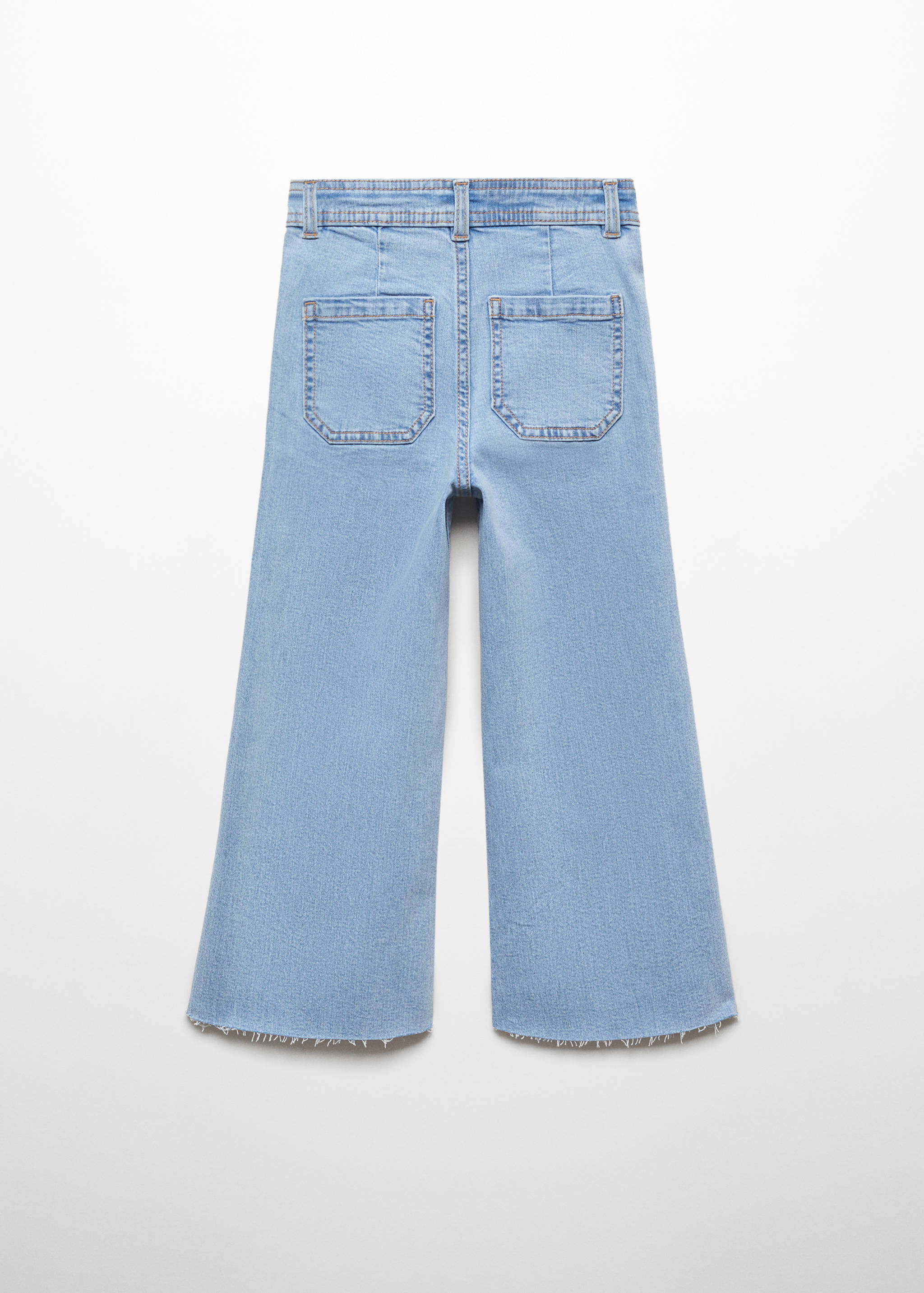 Jupe-culotte jean taille haute - Verso de l’article