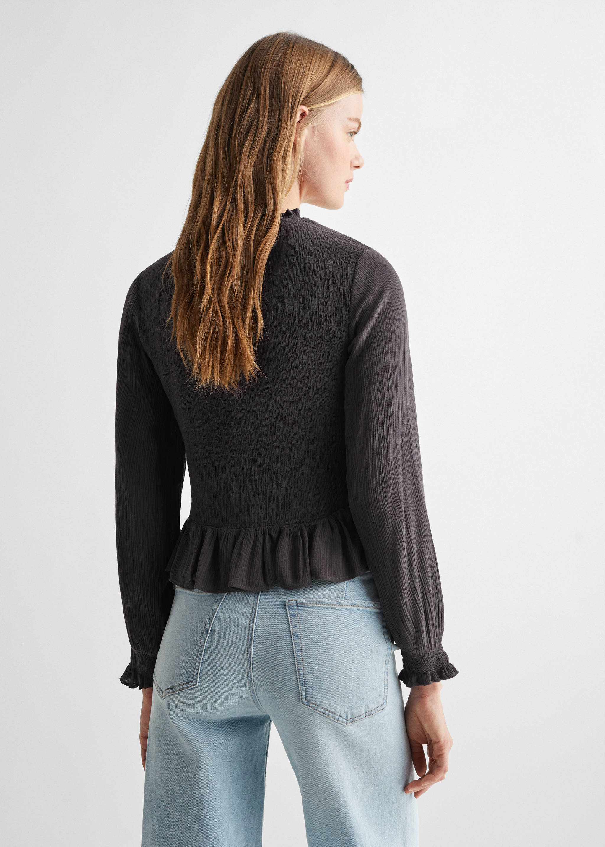 Blouse fluide froncée - Verso de l’article