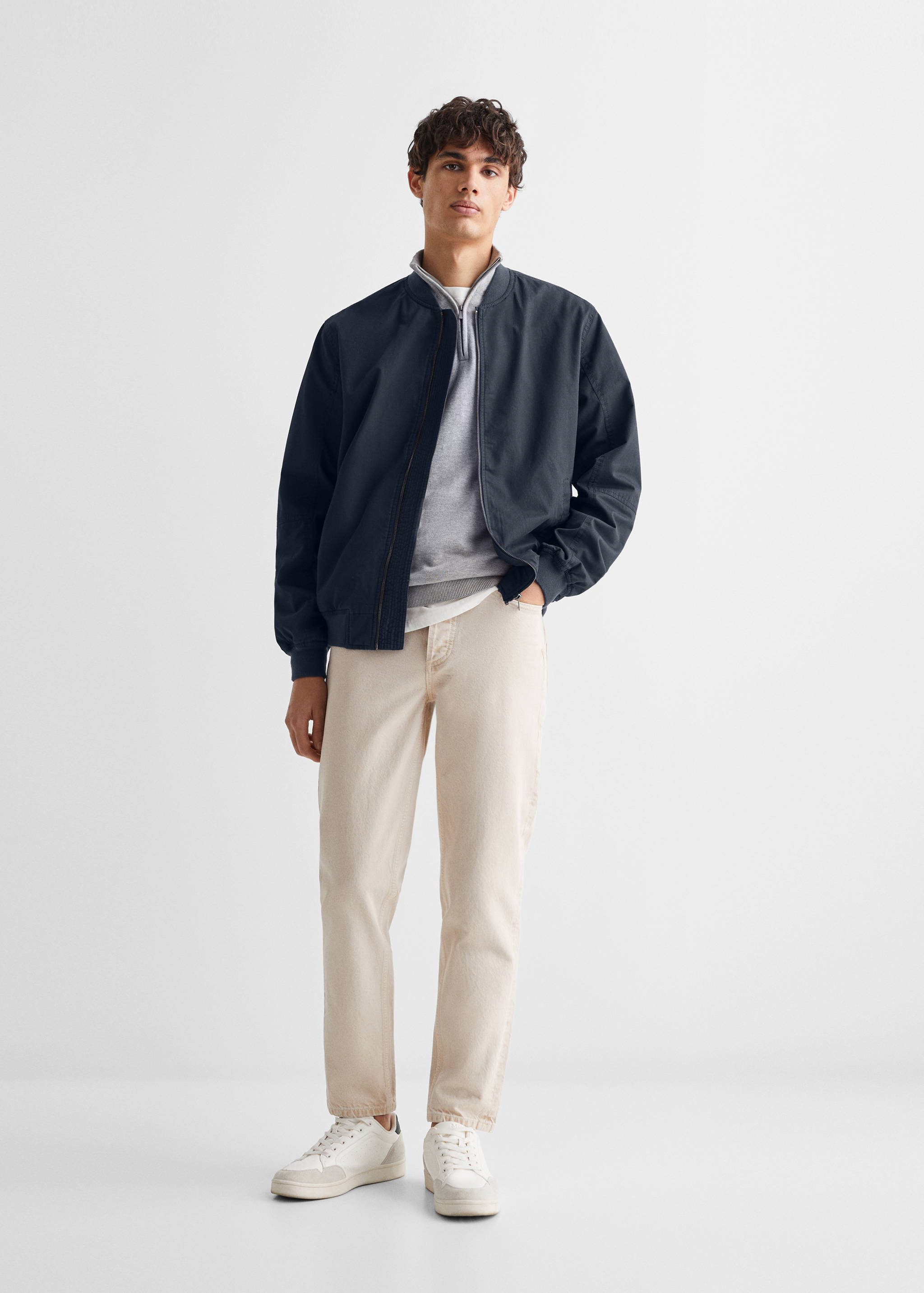 Cotton bomber jacket - General plane