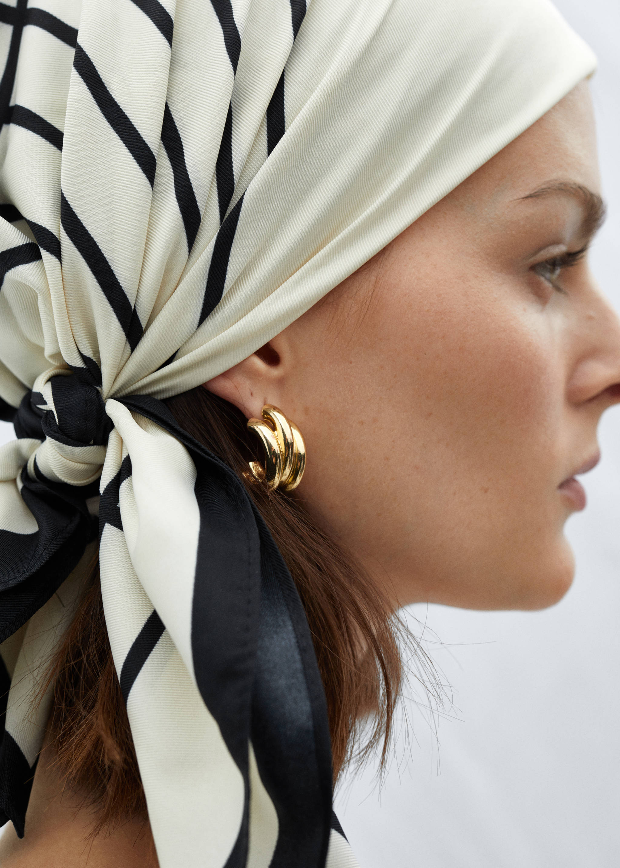 Foulard imprimé géométrique - Plan général