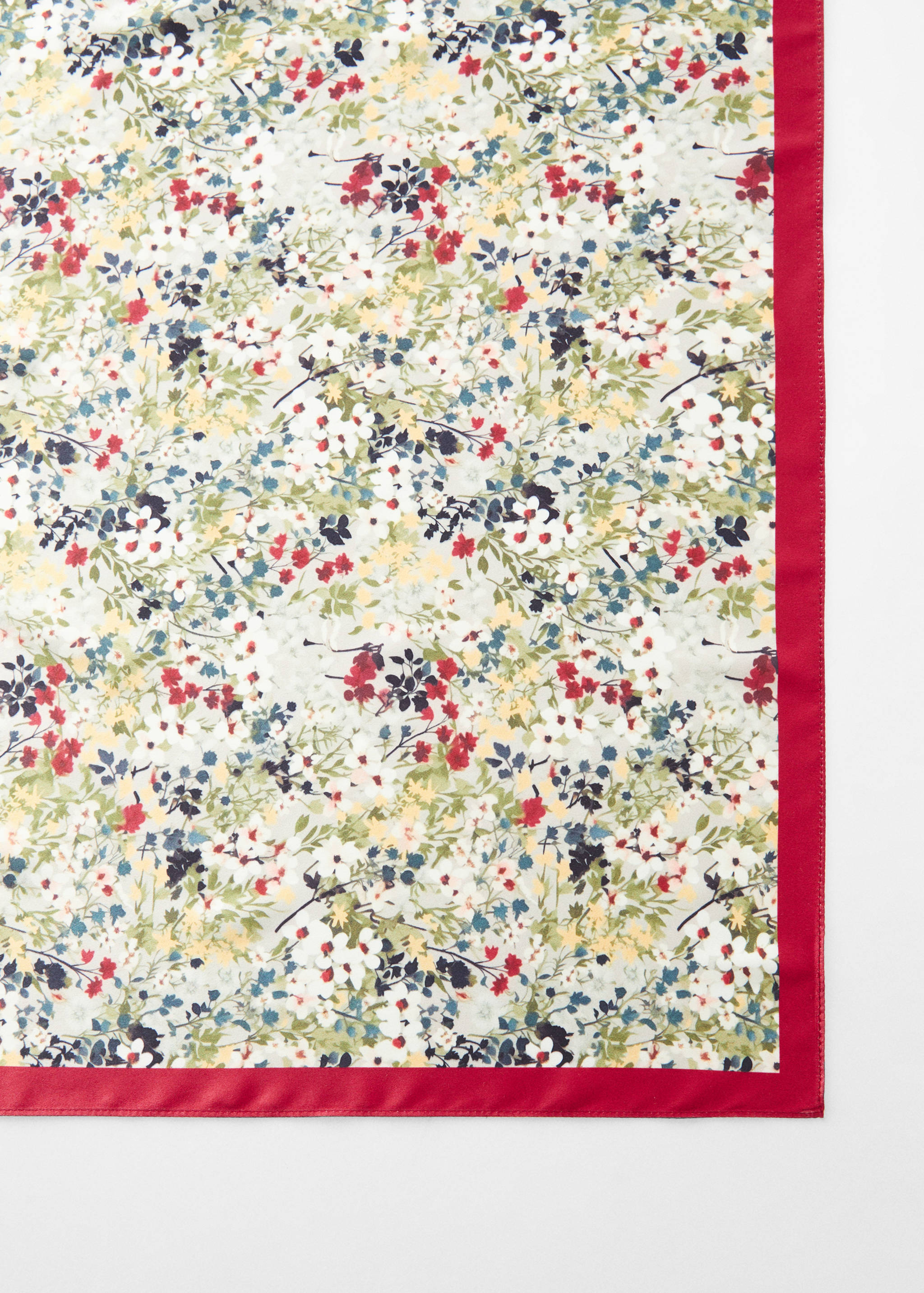 Floral print scarf - Medium plane