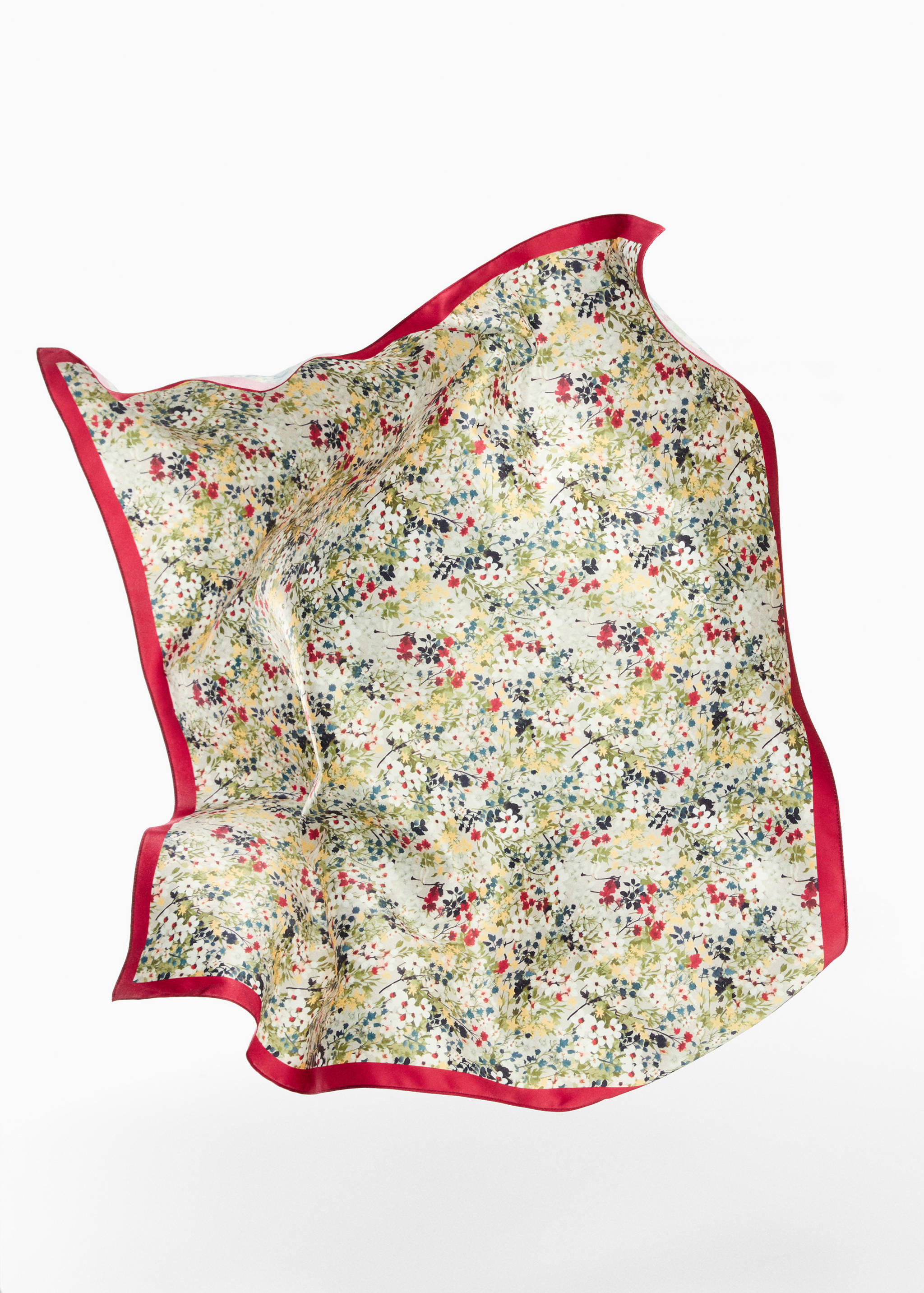 Floral print scarf - Details of the article 2
