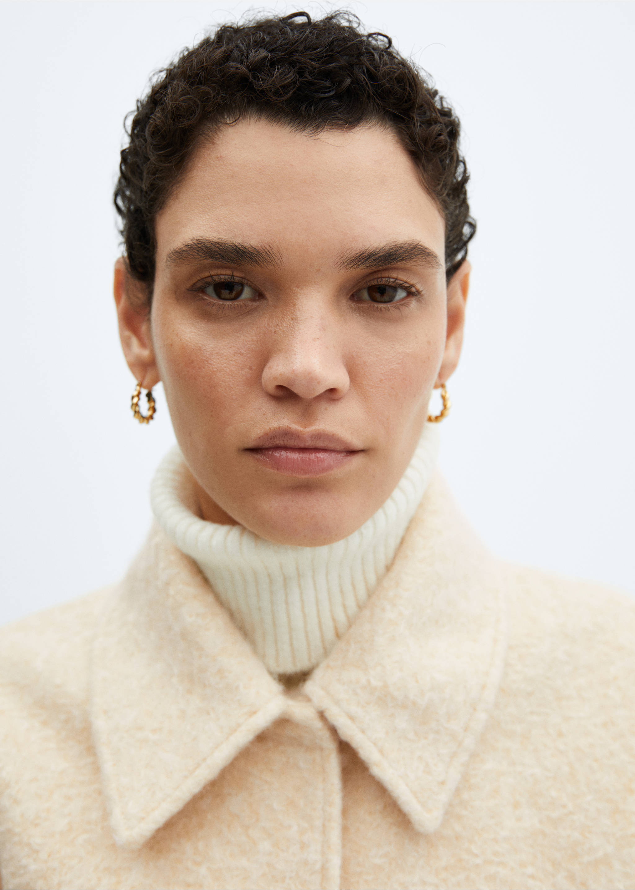 Chaqueta bomber oversize - Detalle del artículo 1, Amarillo pastel. Ref: 67043263-00.