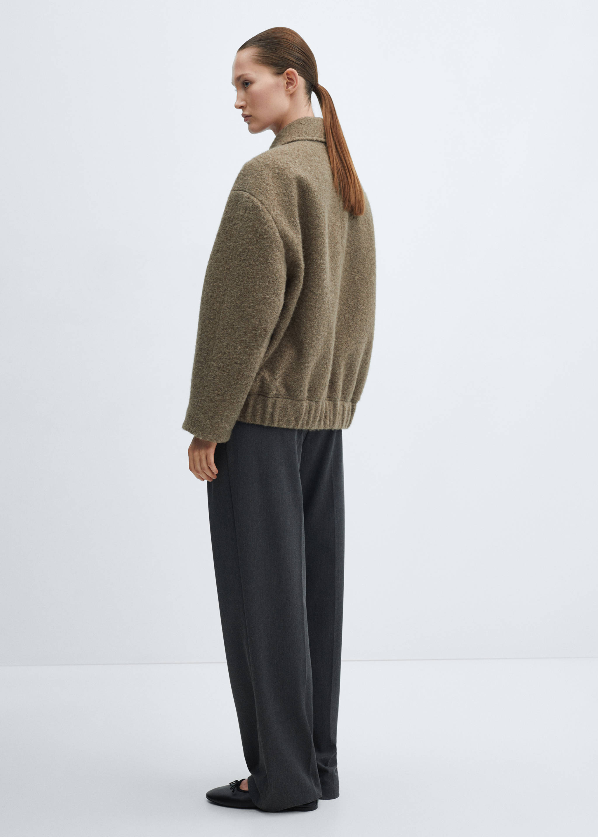 Oversized bomber jacket - Reverse of the article