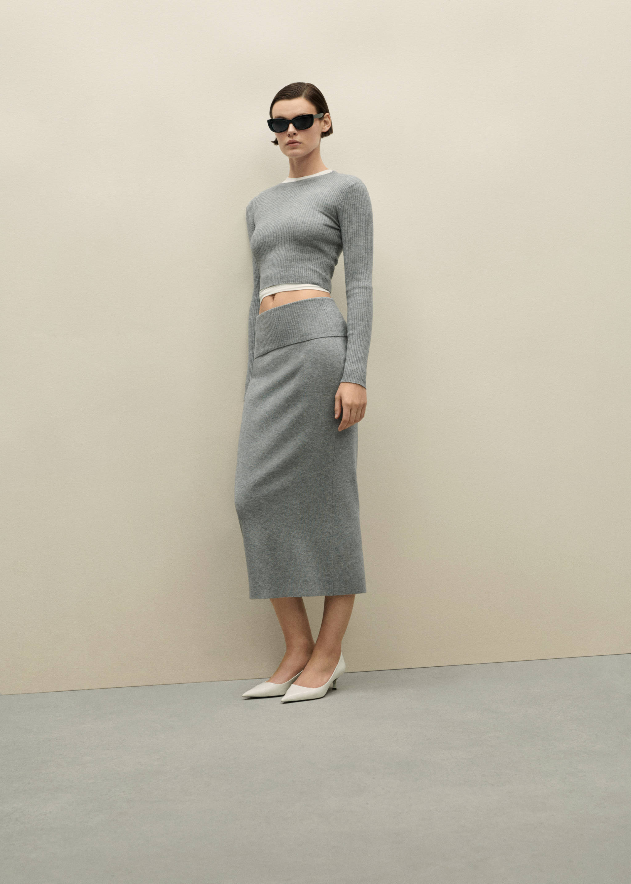 تنورة طويلة منسوجة - تفاصيل المنتج 6