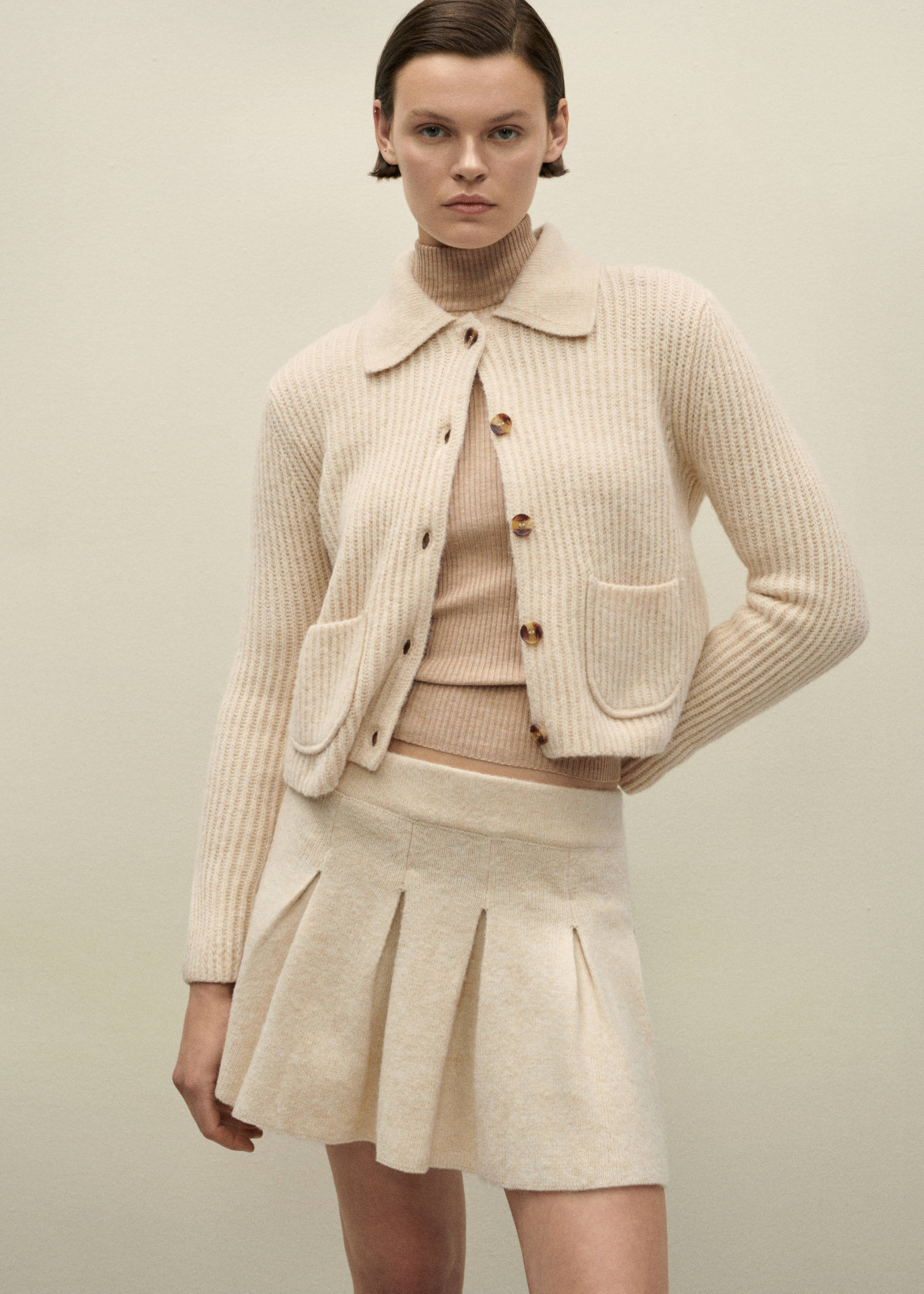 Knitted panel skirt - Details of the article 6