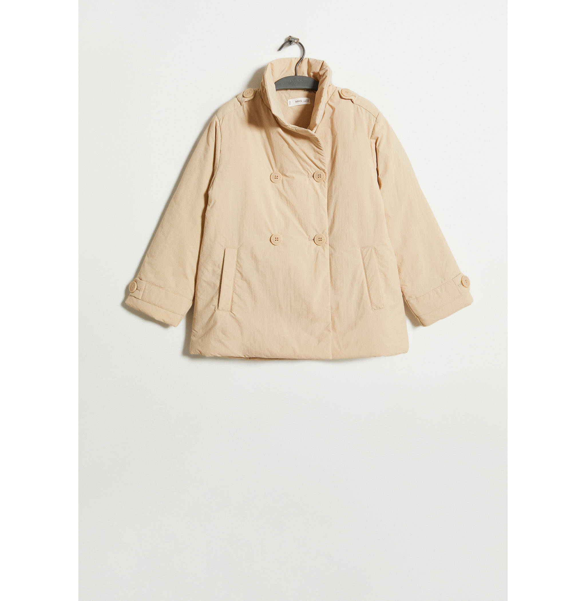 Kruvaze kesimli anorak - Modelsiz ürün