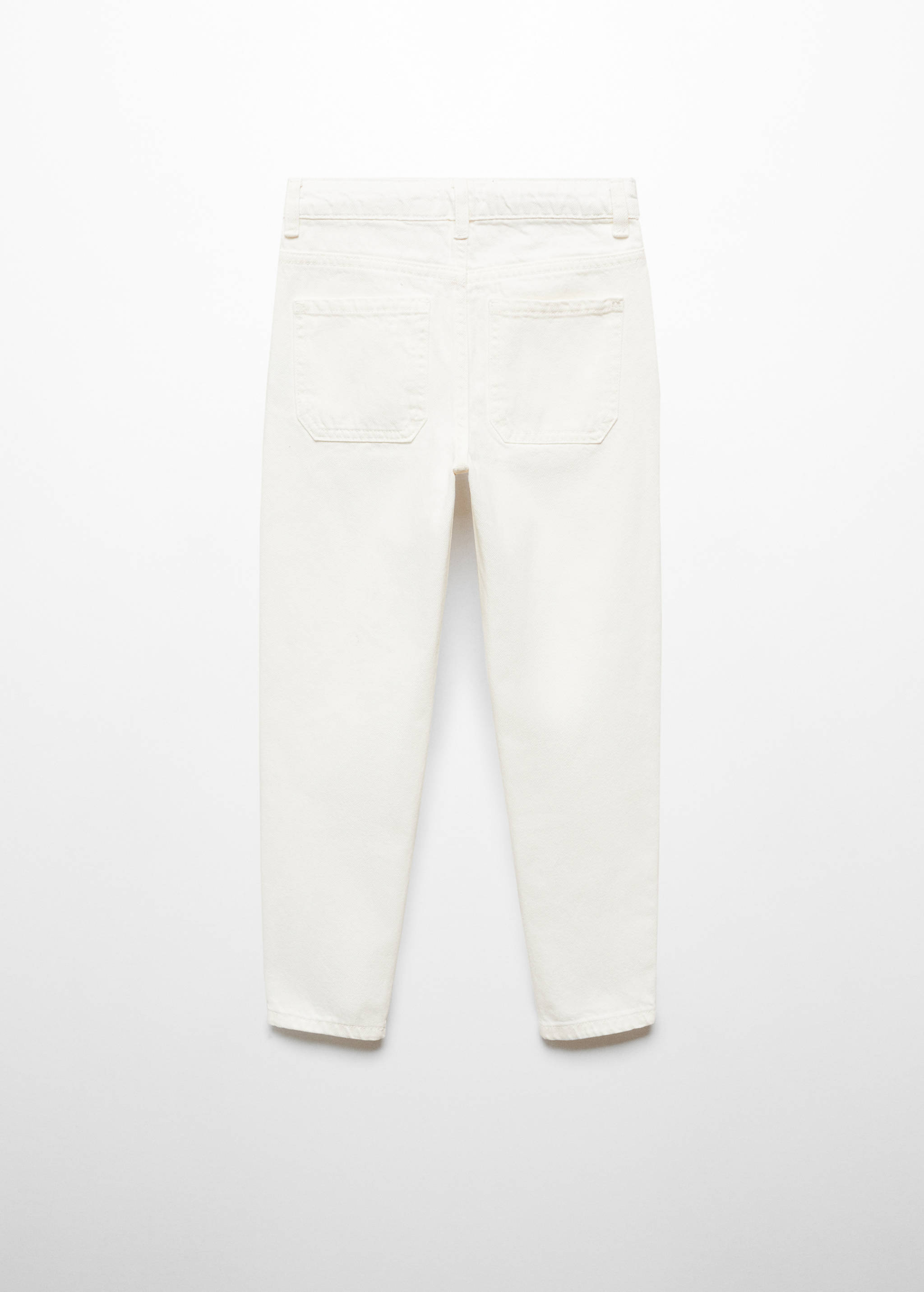 Jeans mom-fit algodón - Reverso del artículo