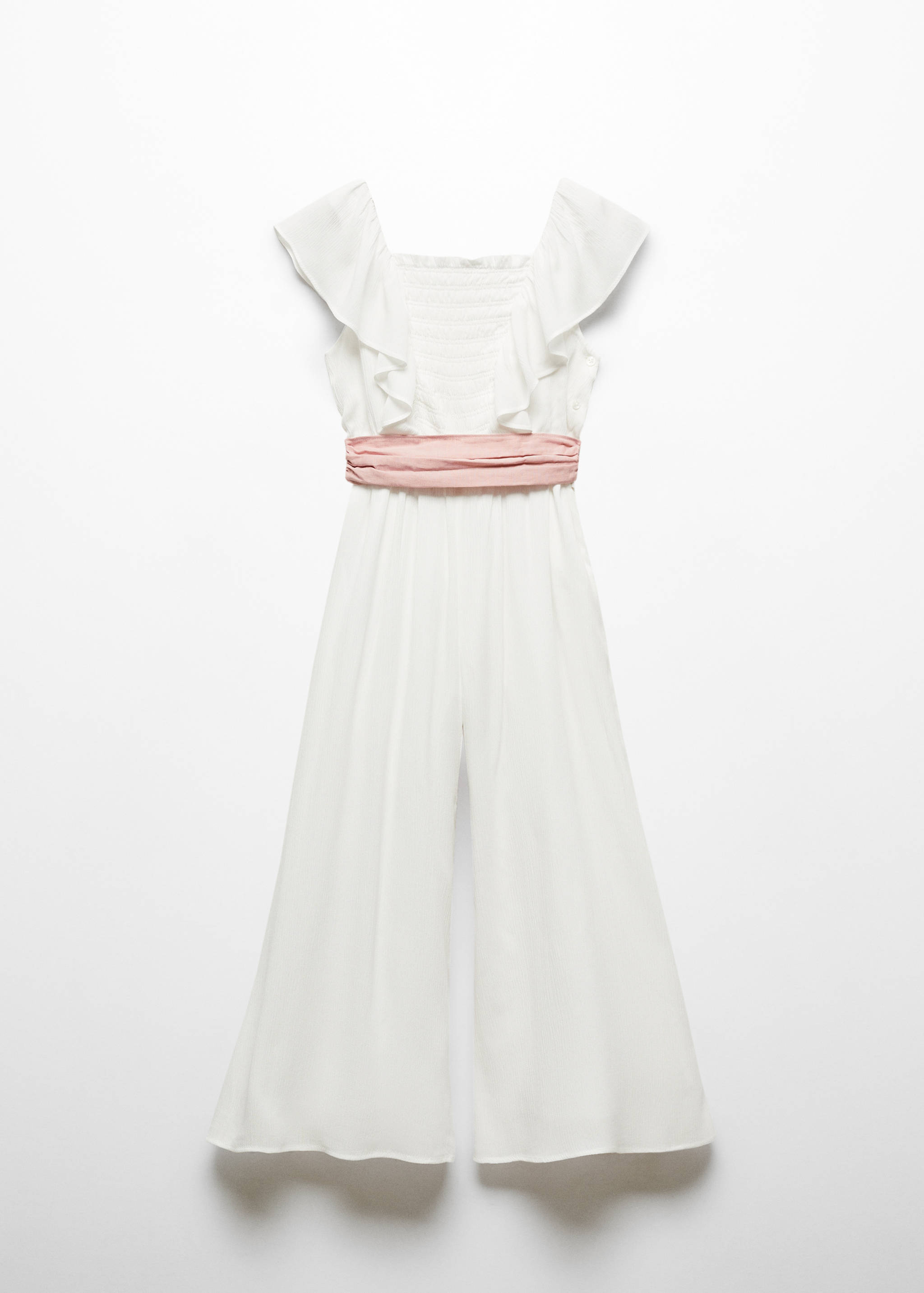 Macacão com pormenor de folhos - Artigo sem modelo