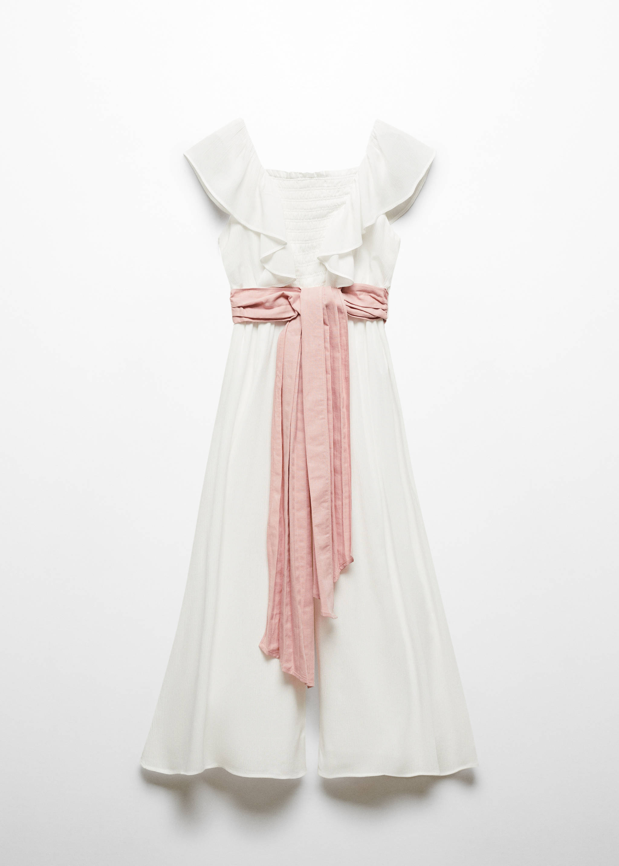 Macacão com pormenor de folhos - Verso do artigo