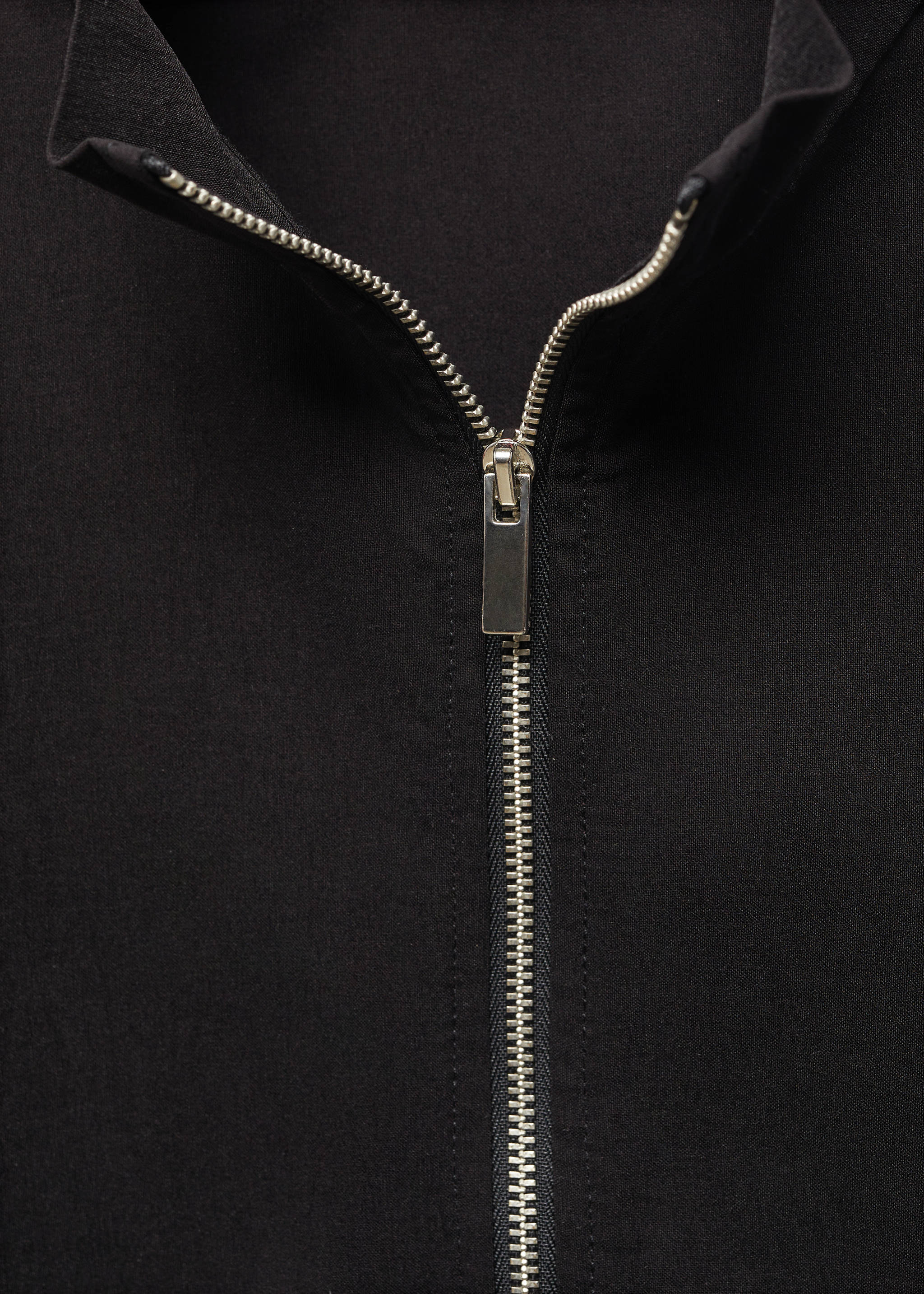Chaqueta crop cremallera - Detalle del artículo 8