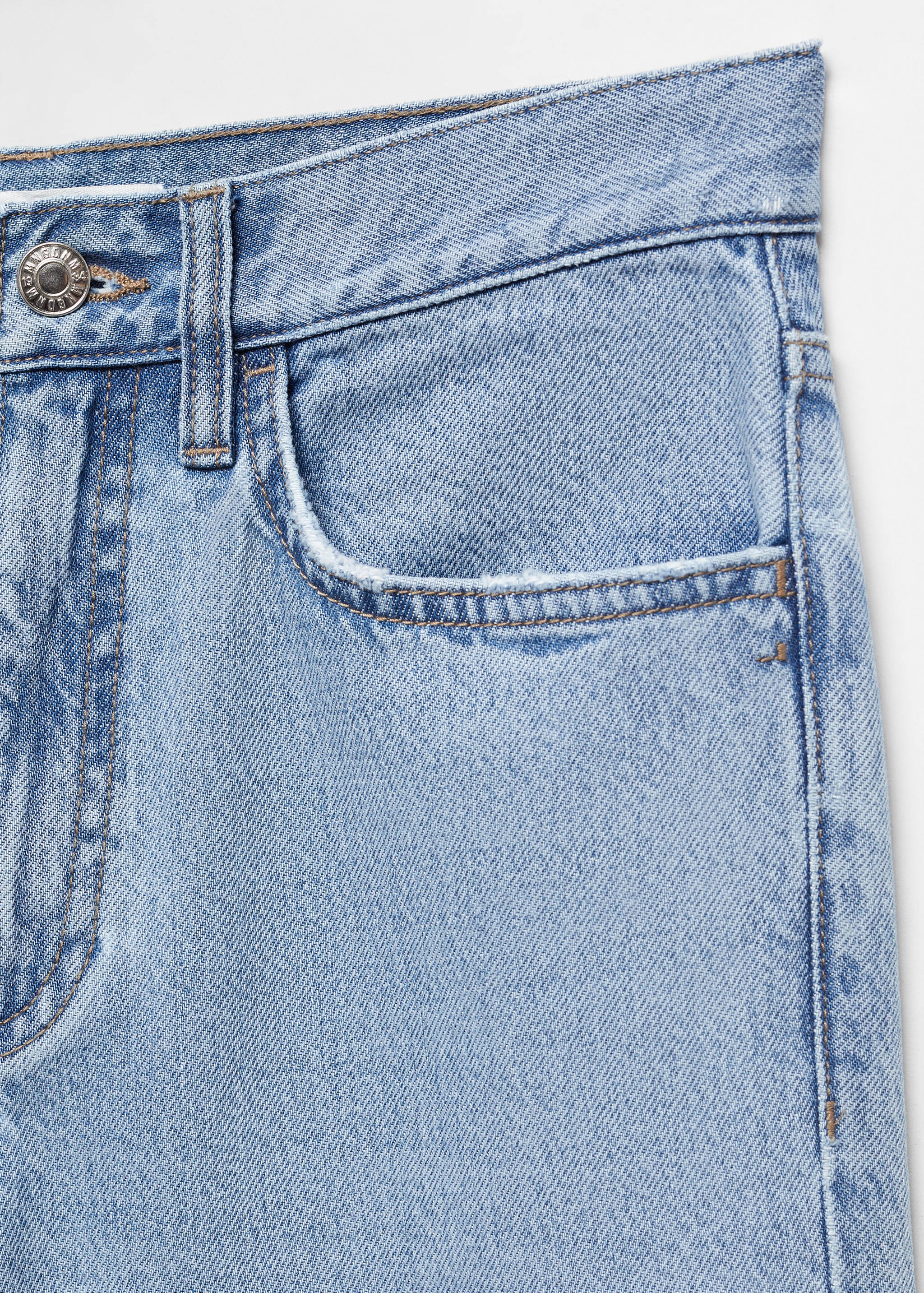 Mid-rise straight jeans - Details of the article 8