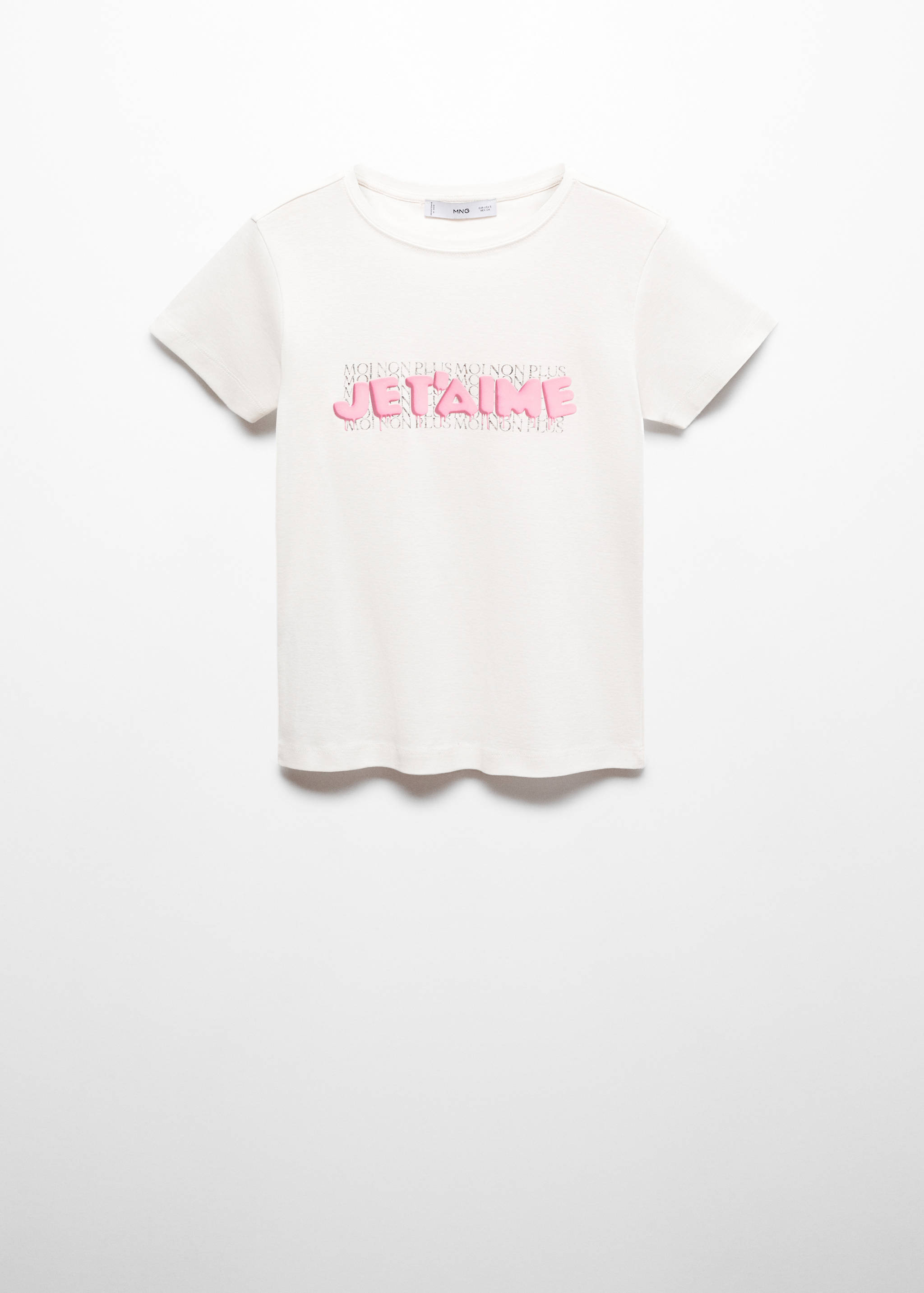 Camiseta algodón mensaje - Artículo sin modelo