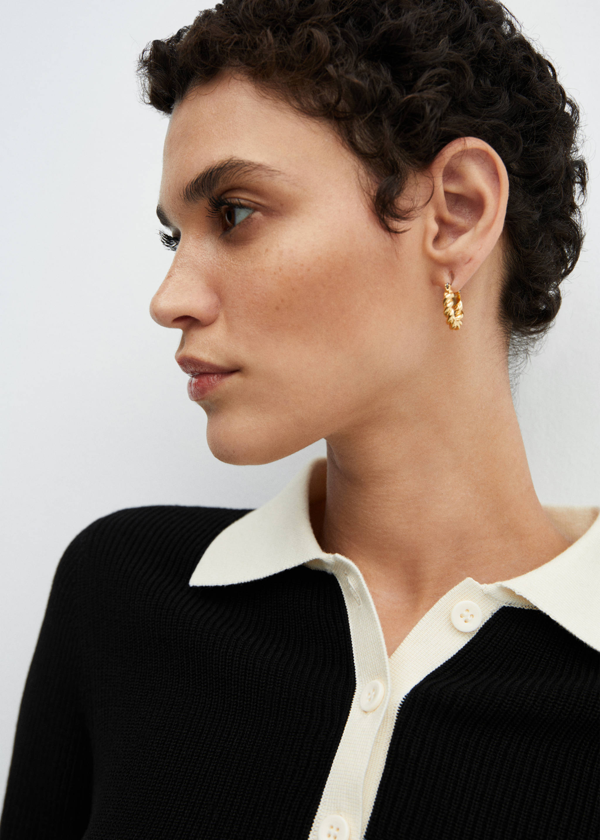 Pull-over maille col polo - Détail de l'article 1